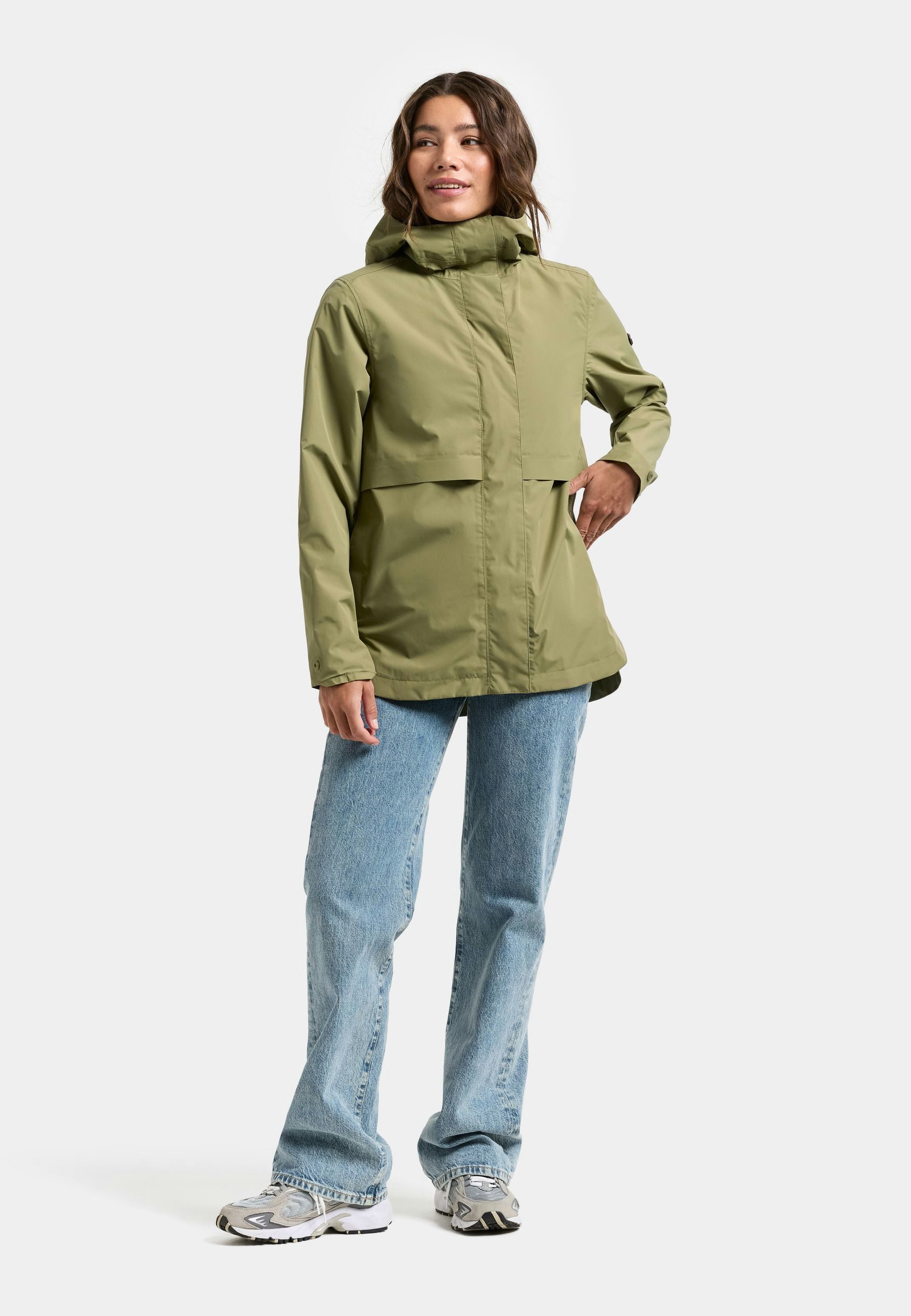 Didriksons Allwetterjacke Damen Übergangsjacke Regenjacke Wasserdicht ELSA mit Kapuze mit Taschen