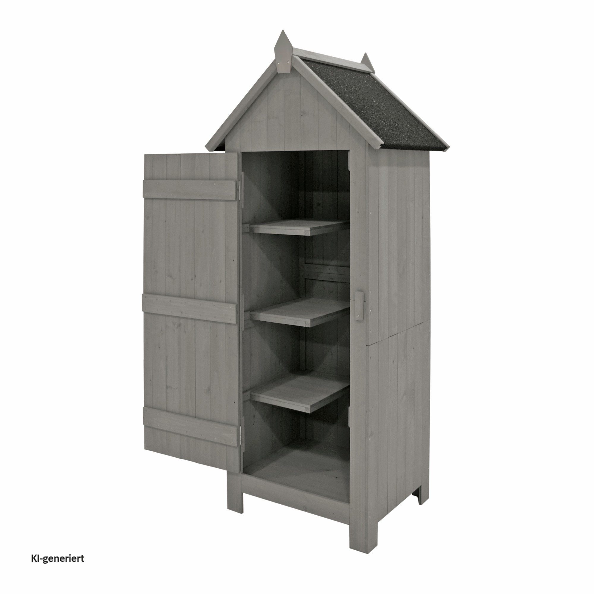 HTI-Living Garten-Geräteschrank Gerätschrank Wilbur Grau, (Stück, 1 St., 1 Gerätschrank)