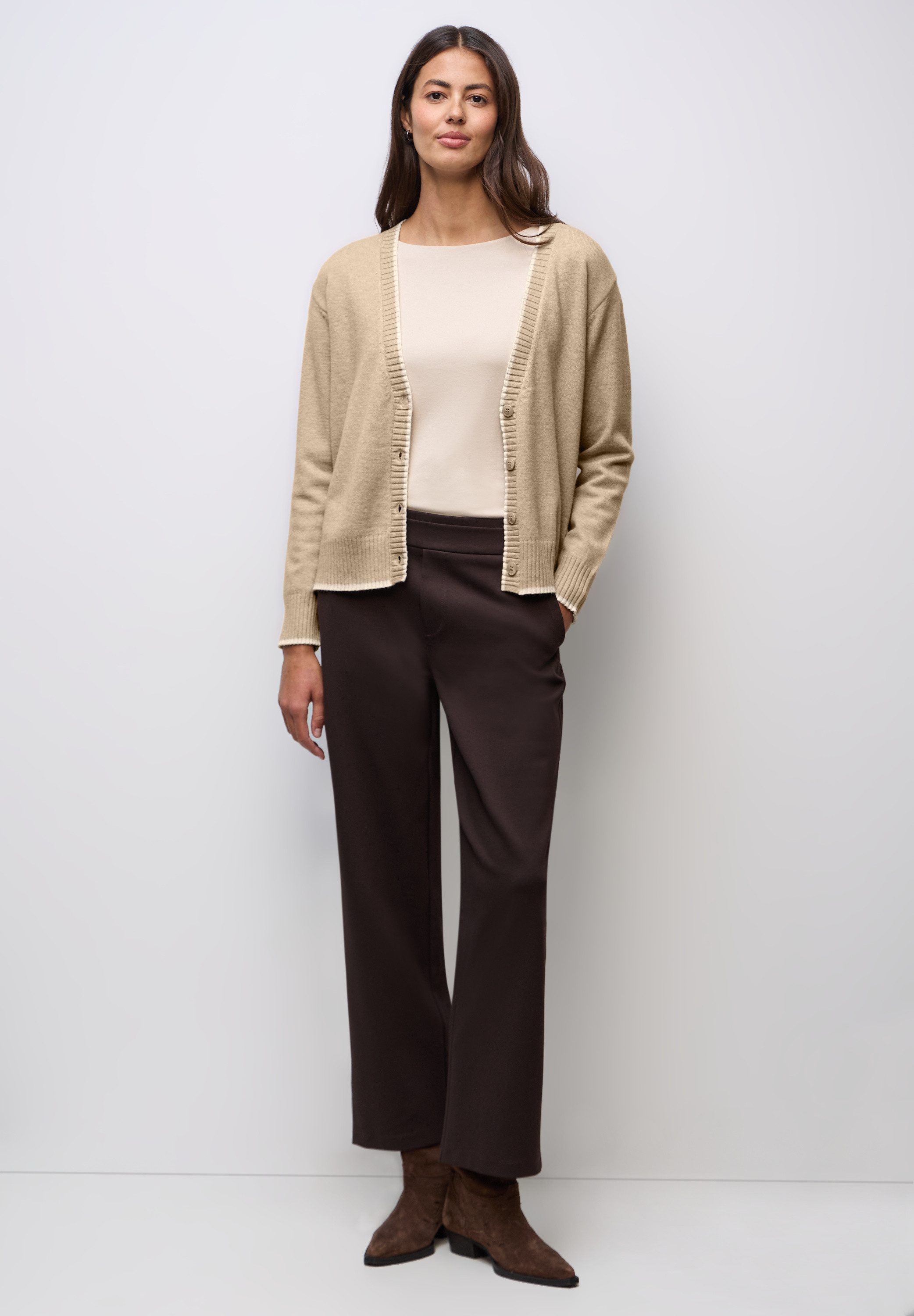 STREET ONE Cardigan mit V-Ausschnitt