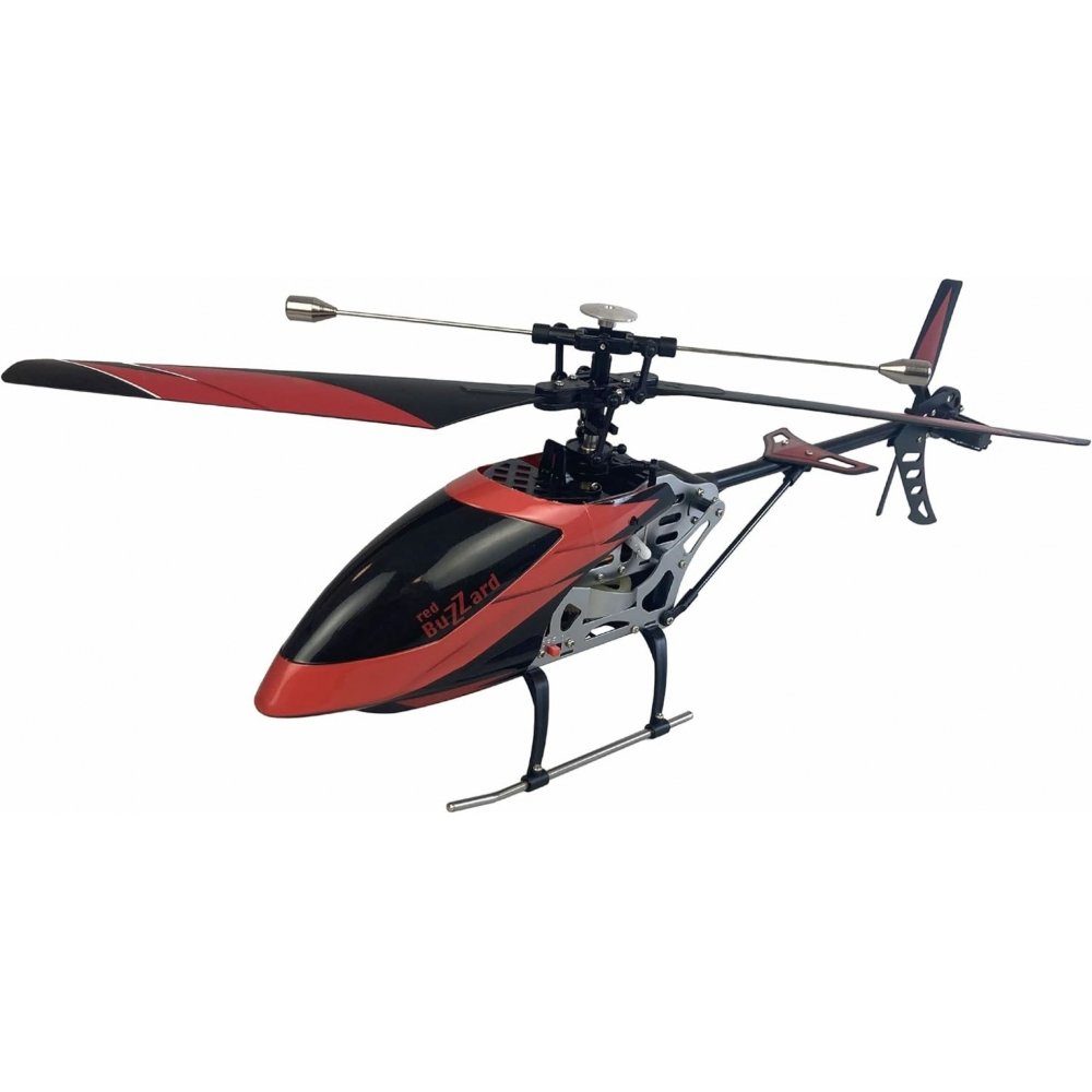 Amewi RC-Helikopter 25316 - Buzzard V2 Single-Rotor-Helikopter - rot
