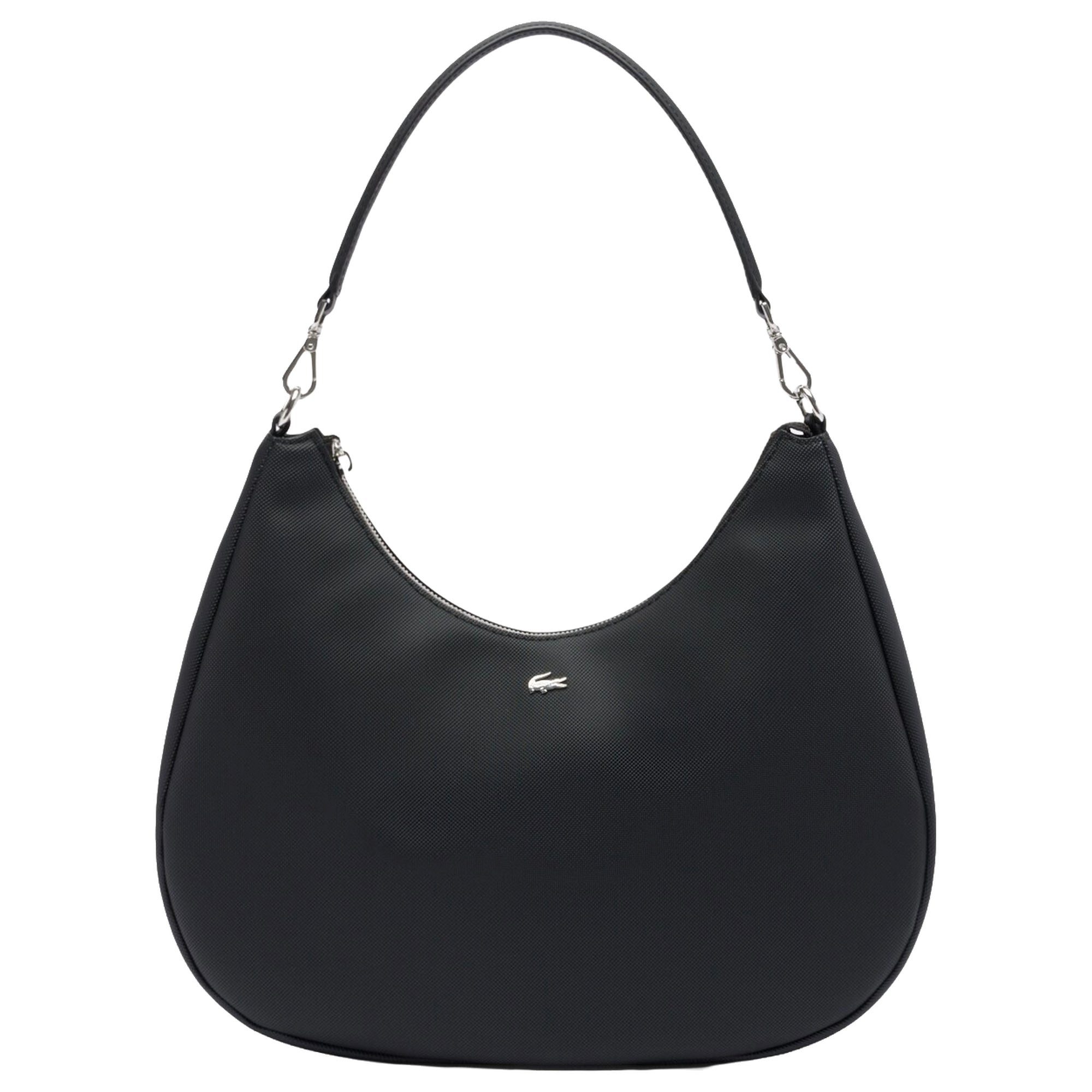 Lacoste Umhängetasche Daily City Hobo Bag - Schultertasche 23 cm (noir)