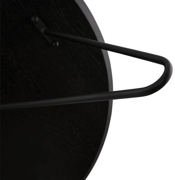 KADIMA DESIGN Beistelltisch MANITO Couchtisch Holz Schwarz (black) 80 x