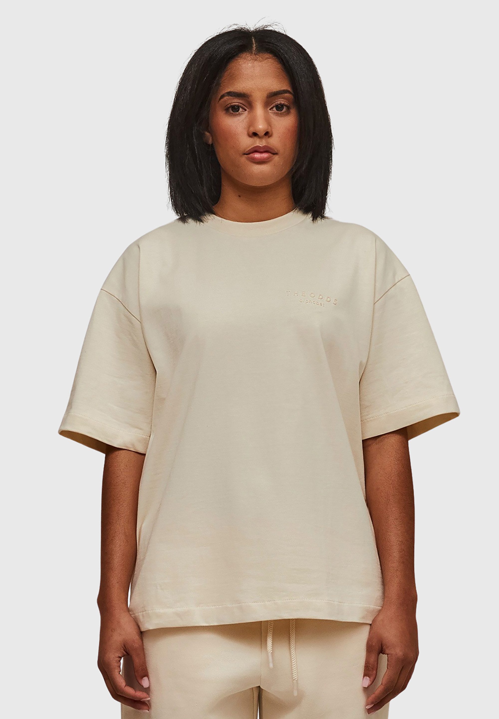 THE ODDS T-Shirt Loose T-Shirt / alphabet