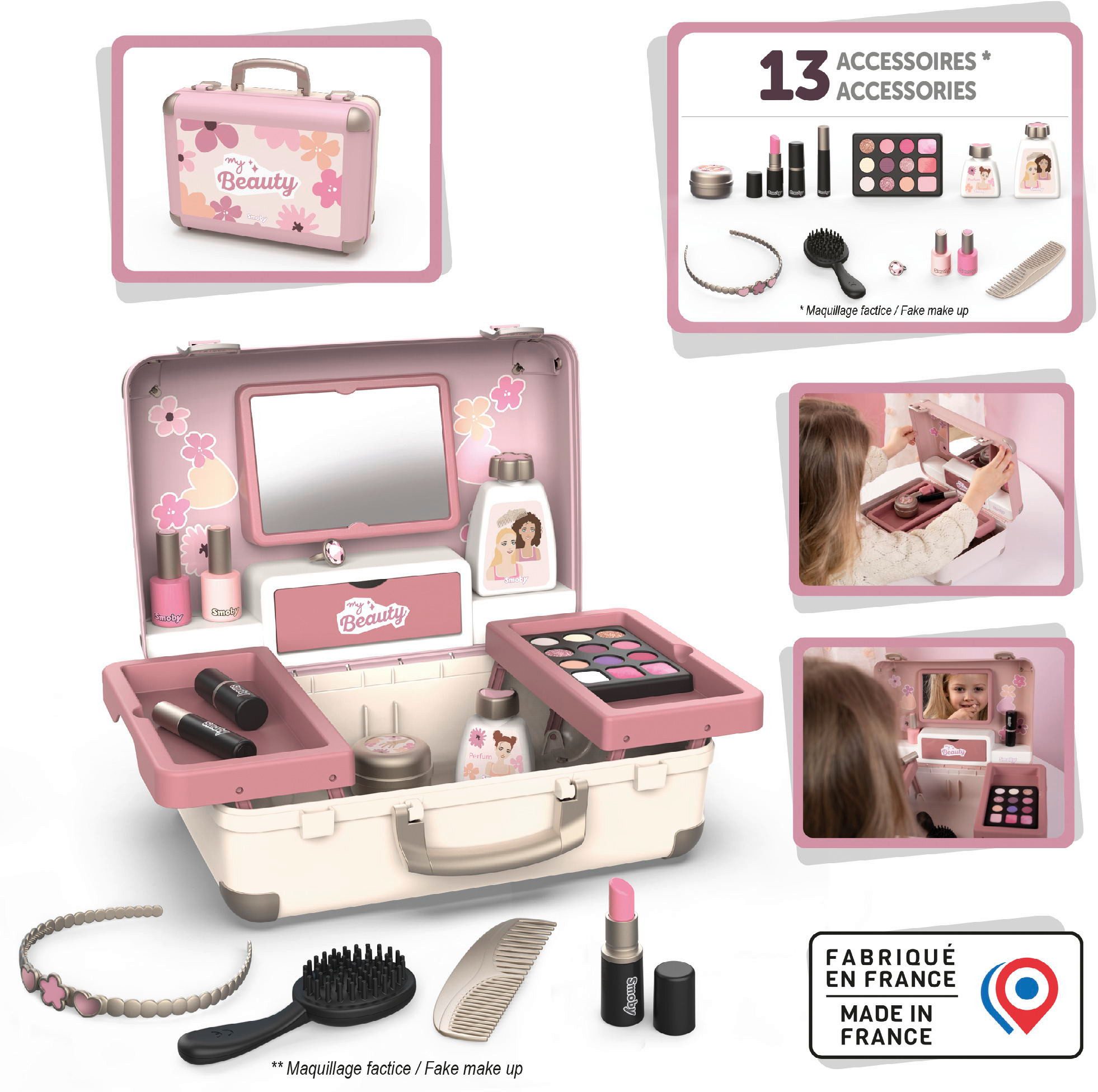 Smoby Spielzeug-Frisierkoffer Spielzeug Rollenspiel My Beauty Disney Kosmet günstig online kaufen