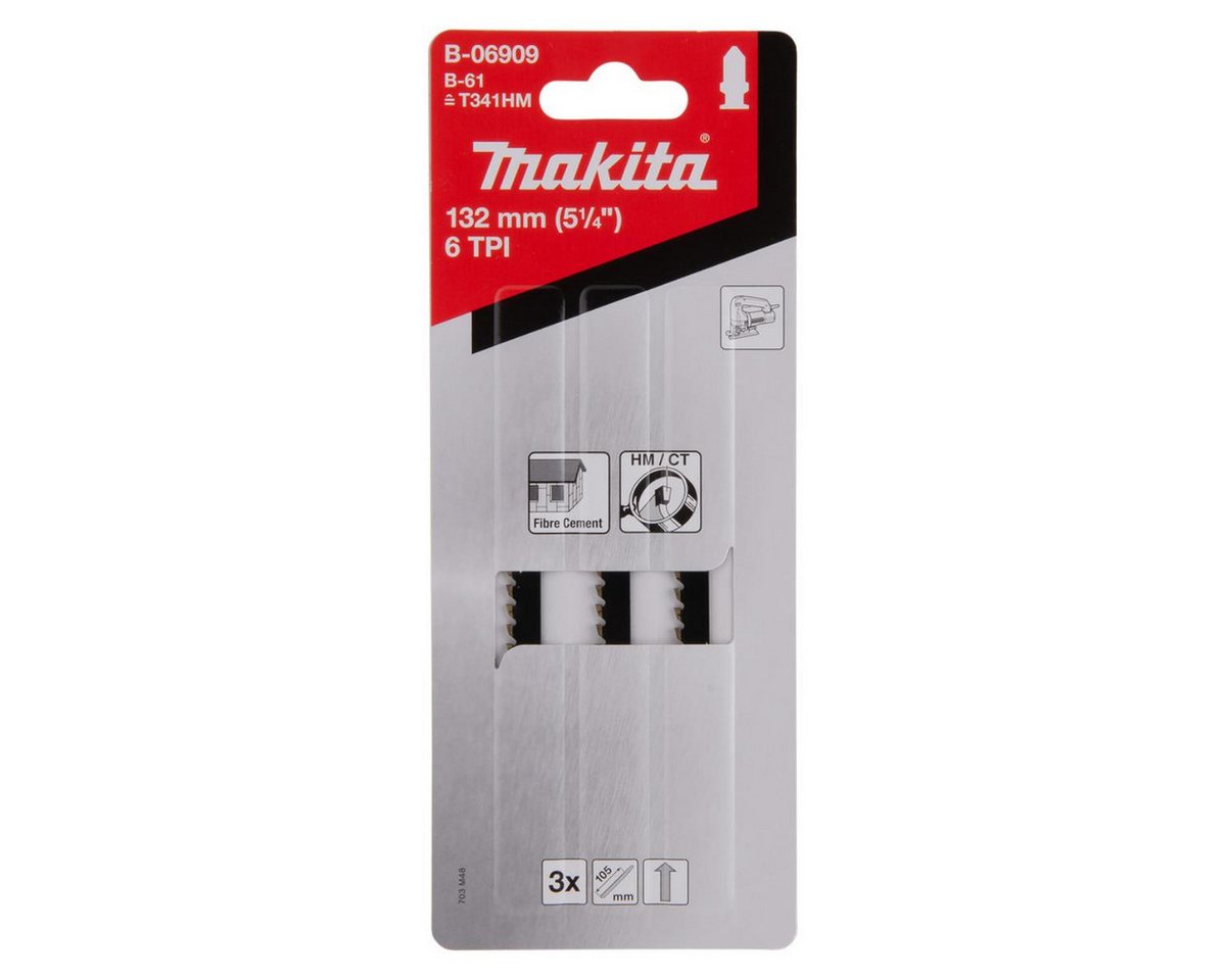 Thumbnail - Makita Akku-Multifunktionswerkzeug Makita Stichsägeblatt Spezial B-61 • 105 mm • 6 • HM • 3 Stk., Produkt, Makita, Makit...