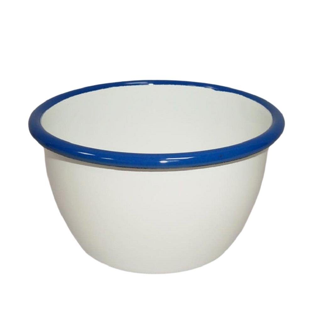 Linoows Schüssel Emaille Schüssel, Salatschüssel, Müsli Schale, Emaille