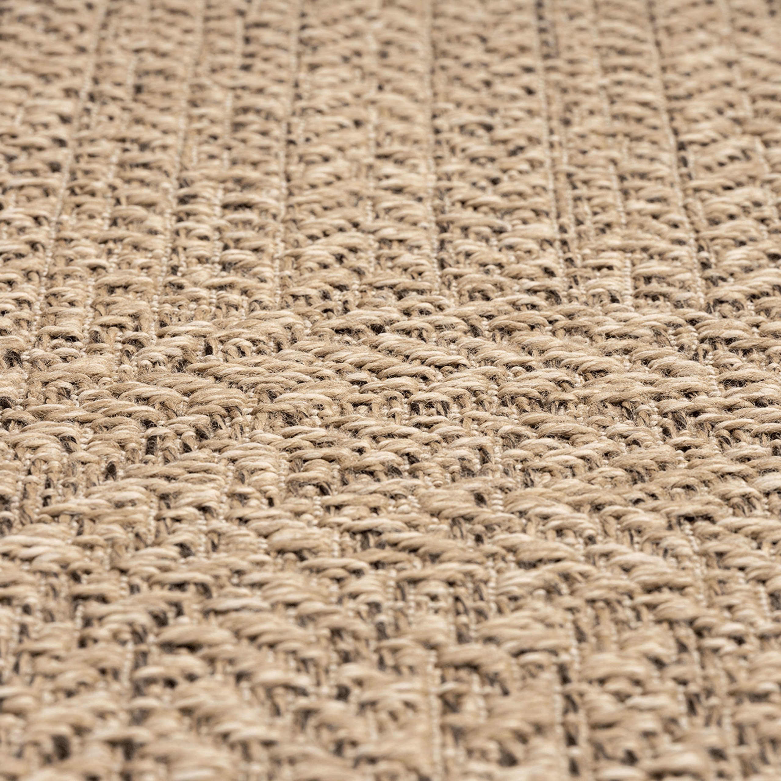 Carpetia Teppich In- & Outdoorteppich im Jute-Look in natürlichen Farben, r günstig online kaufen