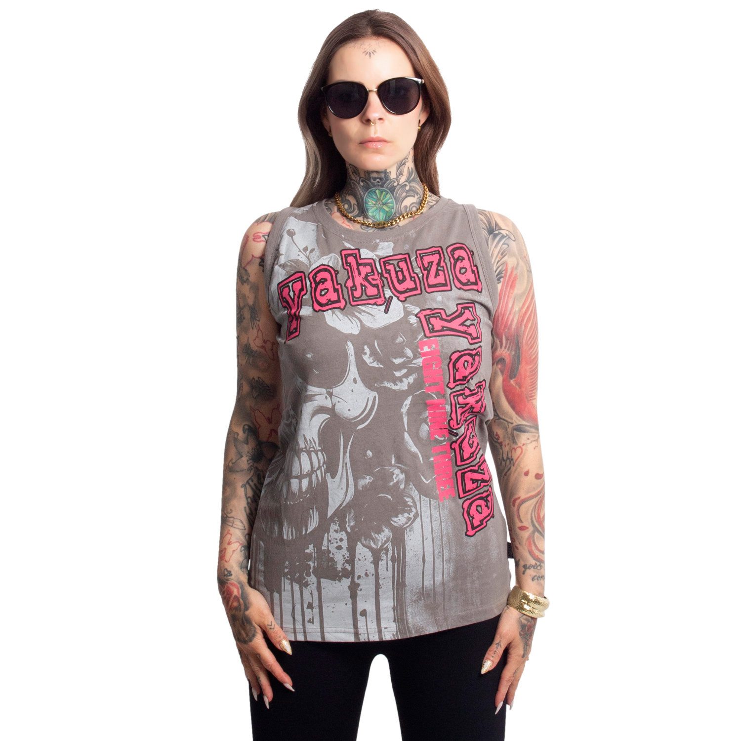 YAKUZA Rundhalsshirt Death Bloom günstig online kaufen