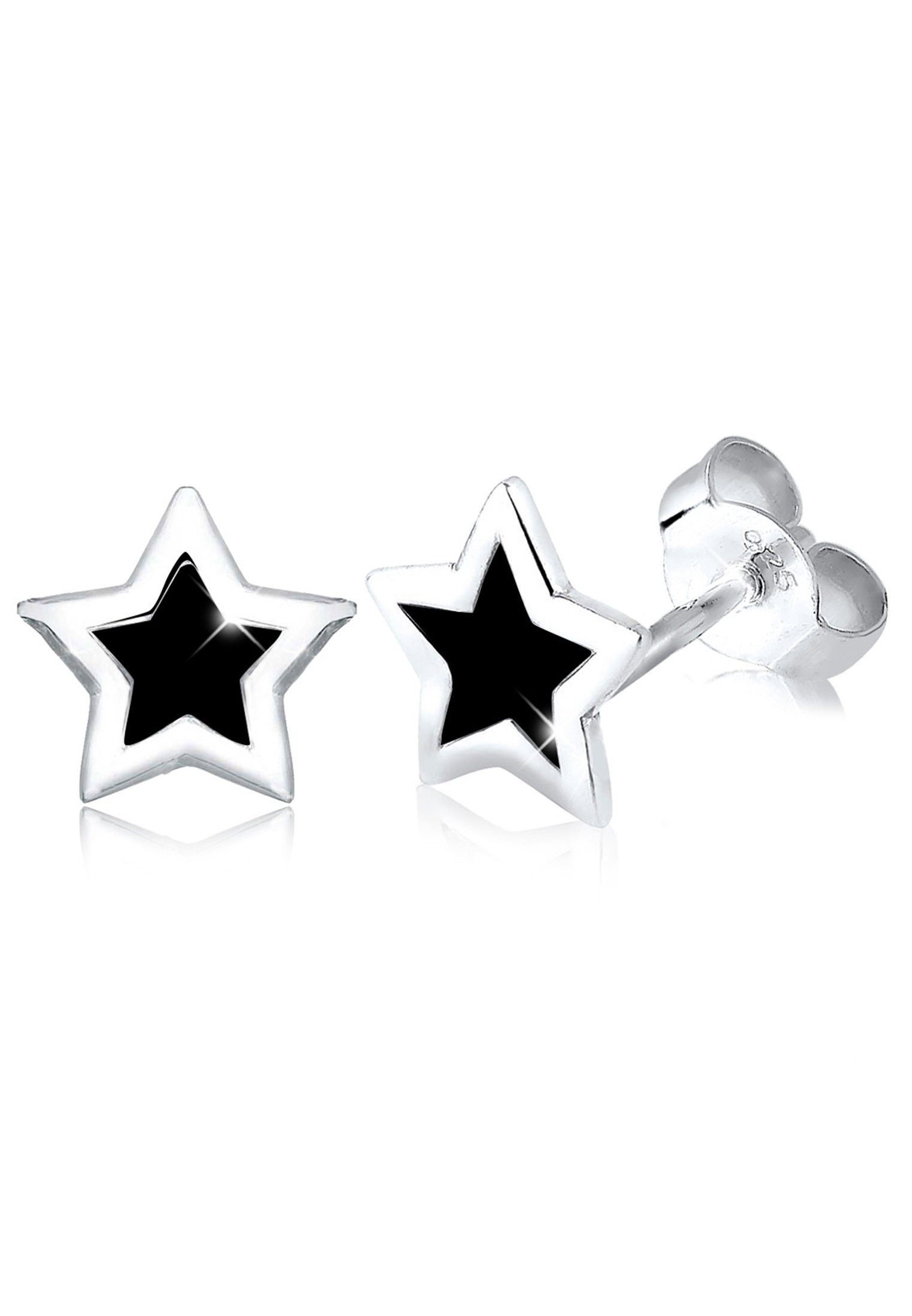Ohrstecker Stern Ohrringe 925 Silber 3 Sterne Damen 