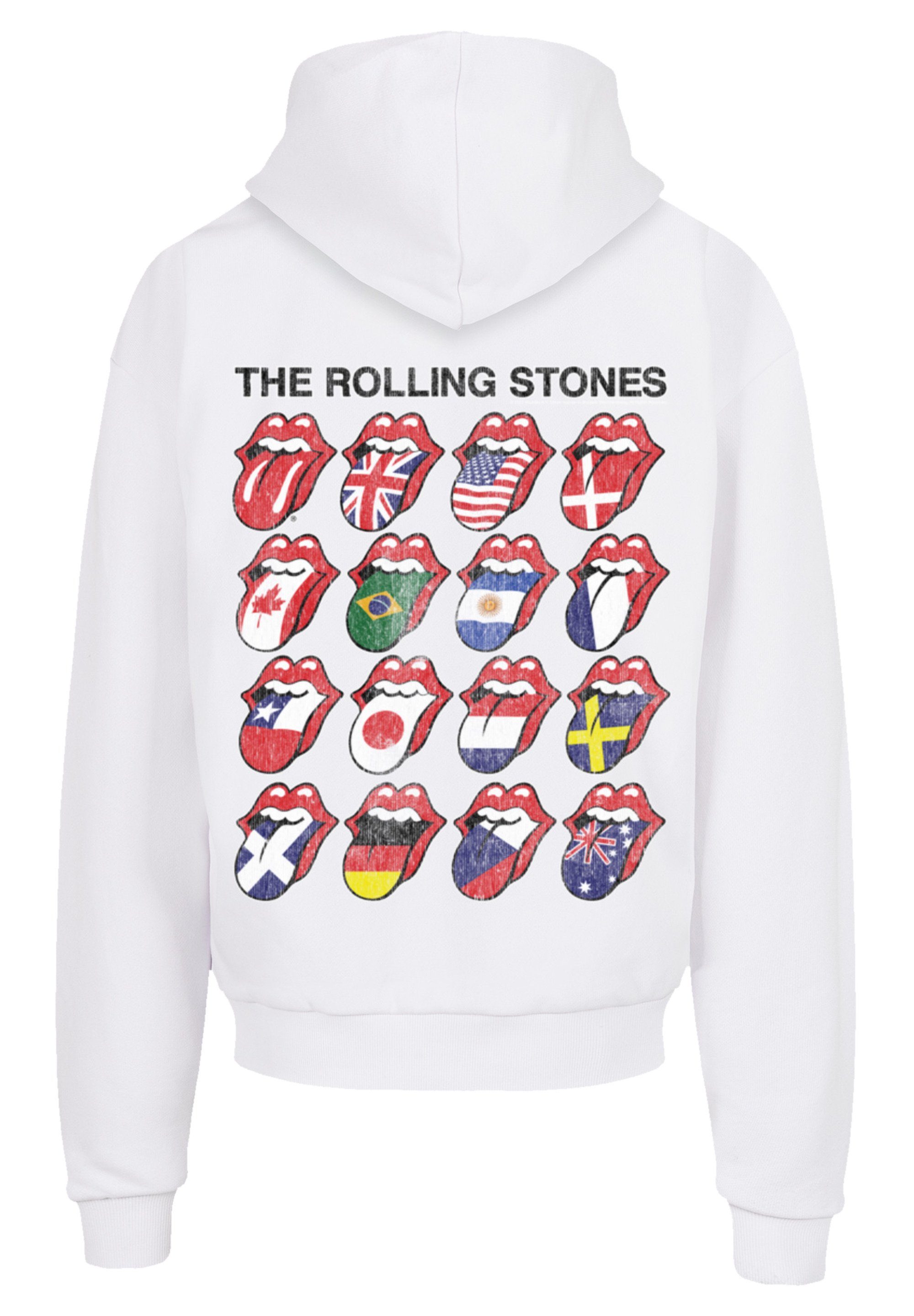 Stones Kapuzenpullover Stones Offiziell Band, Lounge The The Rolling Voodoo F4NT4STIC Tongues Rolling Logo, Hoodie Musik, lizenzierter