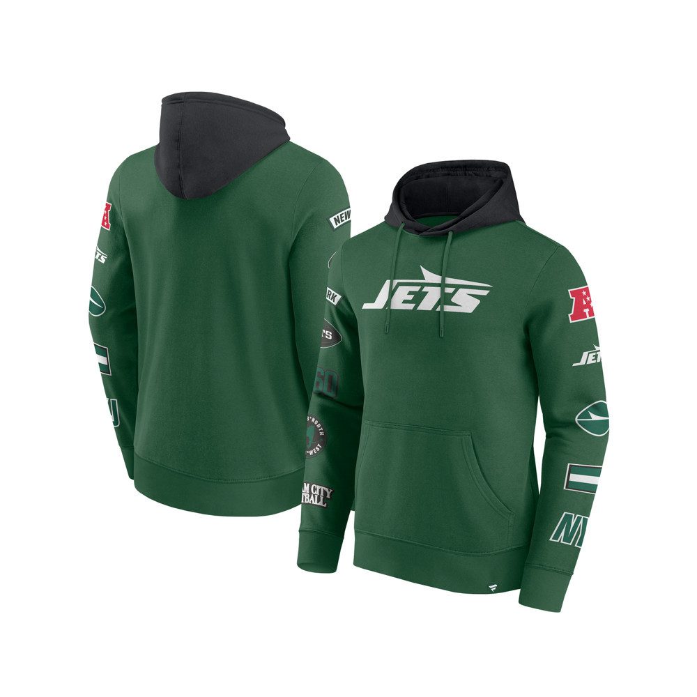 New York Jets Hoodie New York Jets Patched Out Fleece Hoodie