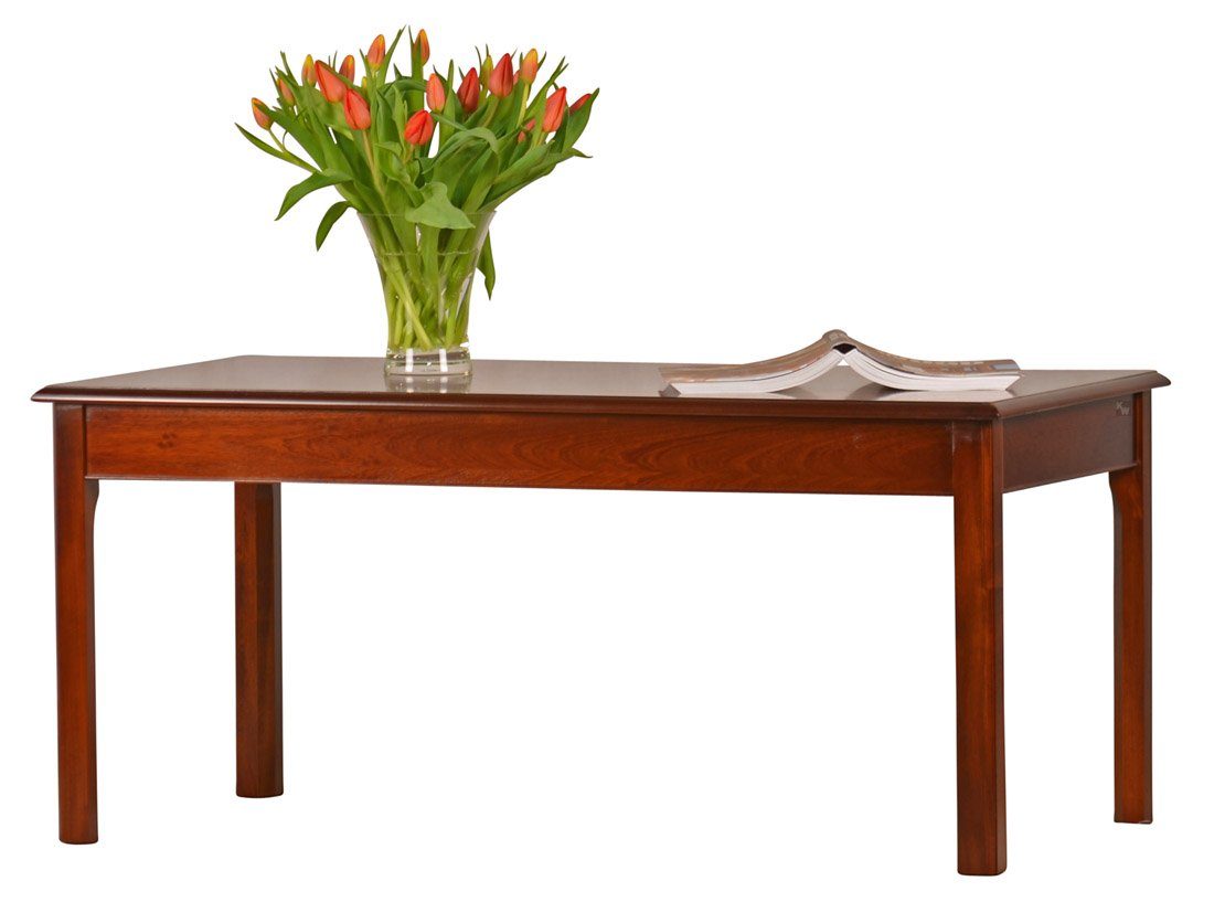 Furnierholz, x 60 dekorativen Kai in edlem 120 Intarsien, made cm, Tisch Wiechmann Beistelltisch aus Mahagoni GB mit Sofatisch Couchtisch