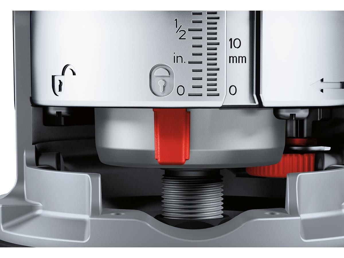 Bosch Professional Oberfräse GKF 18 V-8, 18 in V, (Set, 4-tlg)