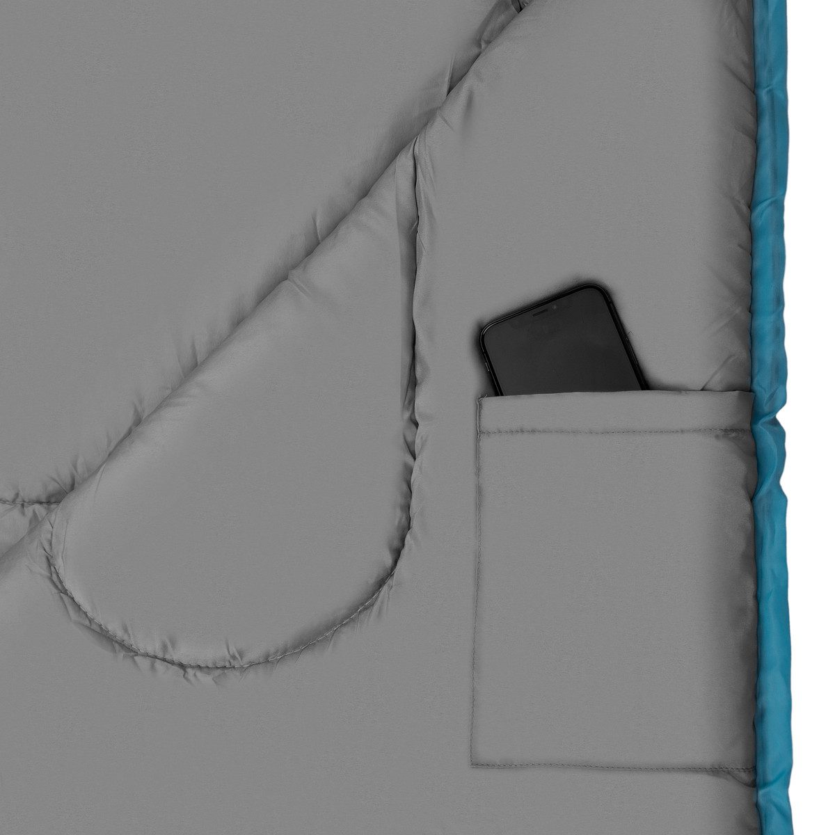 NILS CAMP Schlafsack Camping Deckenschlafsack Outdoor M 175+30/75cm – Bild 4 von 5