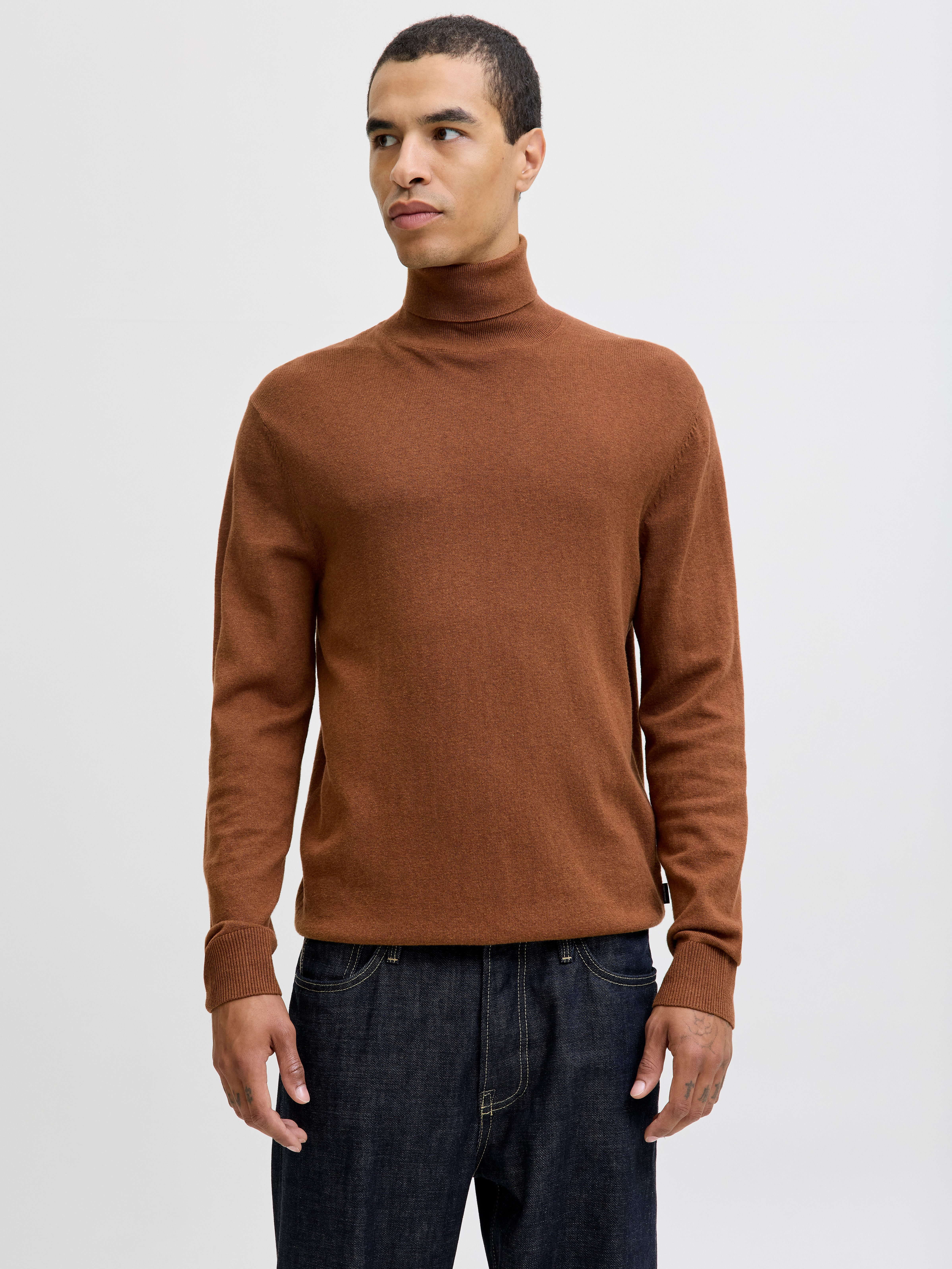 Jack & Jones Rollkragenpullover JJEEMIL KNIT günstig online kaufen