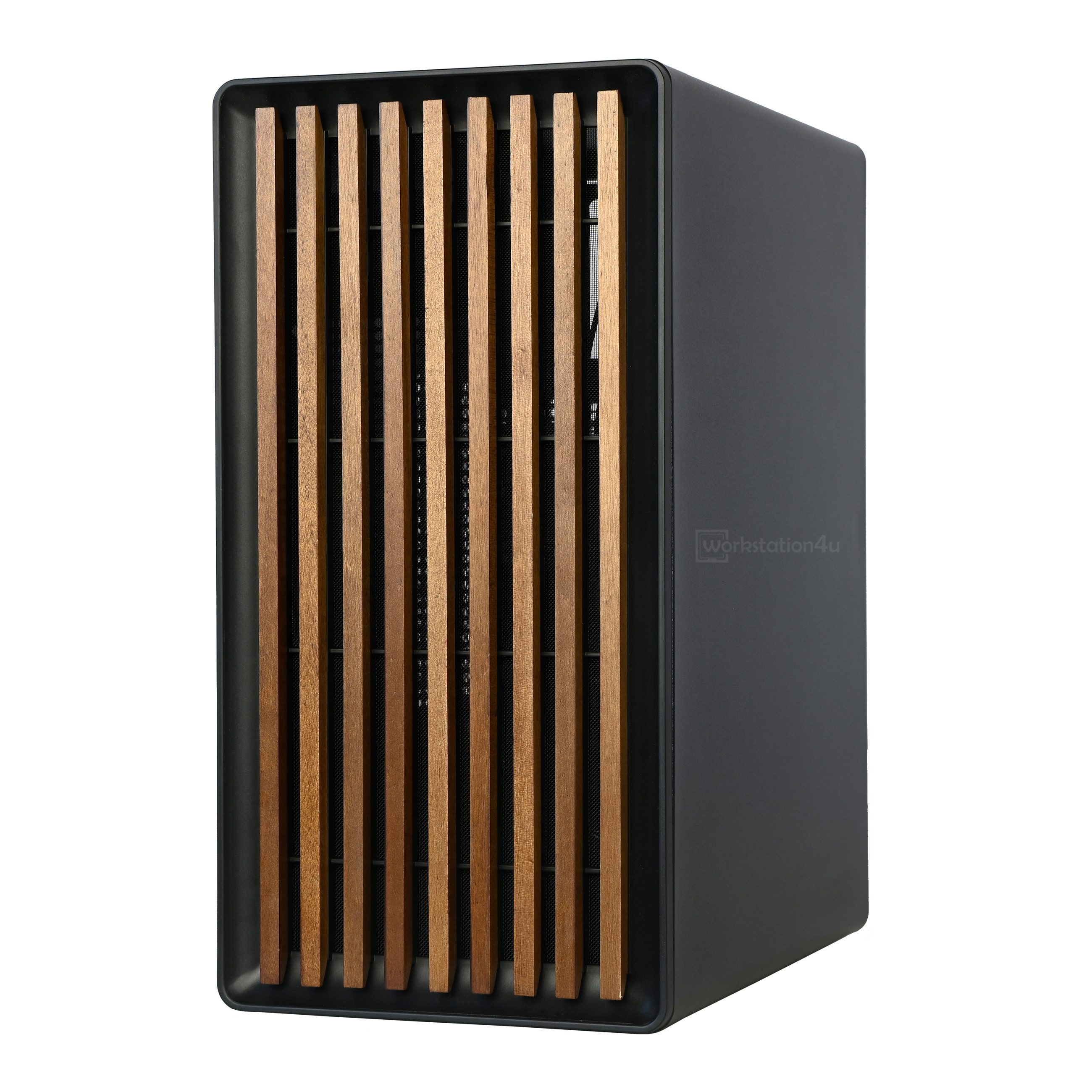 Workstation4u Wood Tower Business-PC (Intel Core i7 10700, UHD Graphics 630, 32 GB RAM, 250 GB SSD, Luftkühlung)