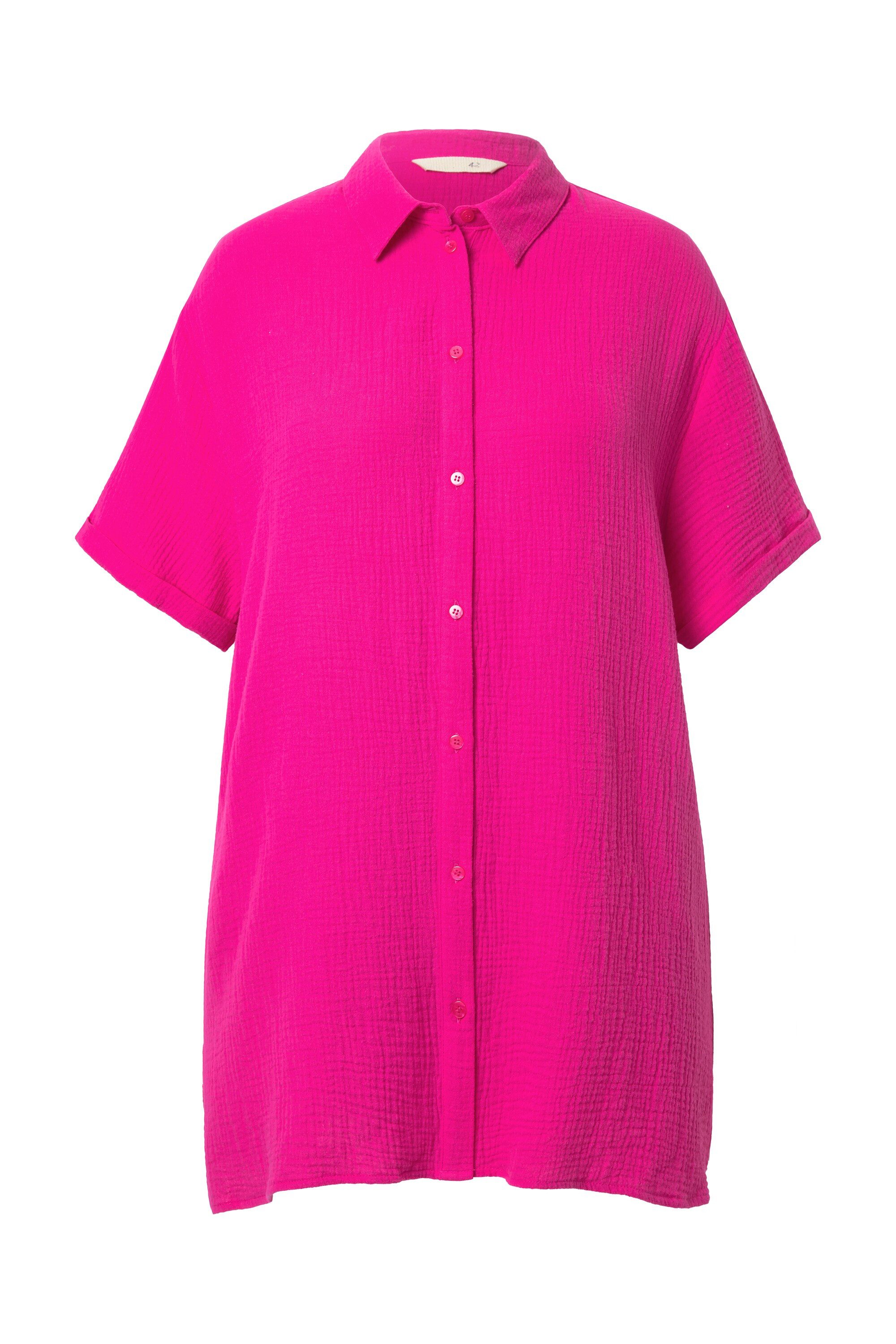 Angel of Style Longbluse Bluse oversized Musselin Auge auf dem Rücken günstig online kaufen