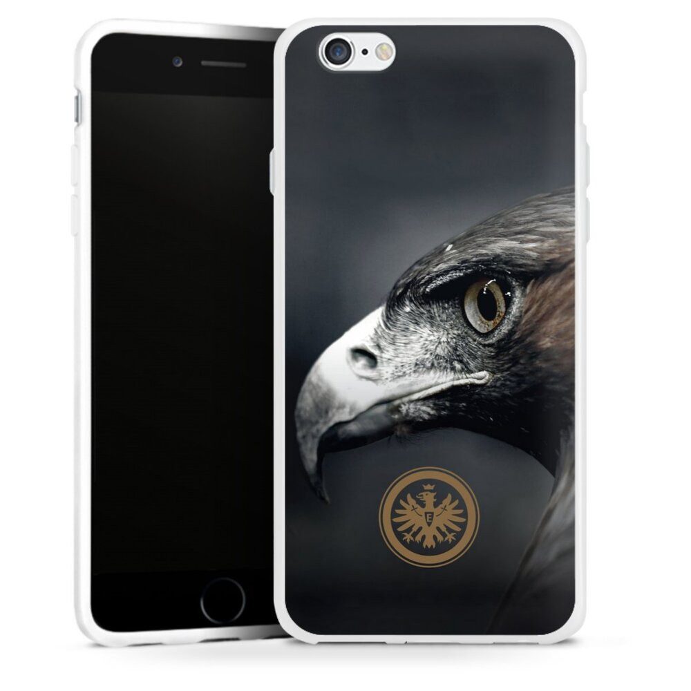 DeinDesign Handyhülle Eintracht Frankfurt Offizielles Lizenzprodukt Adler, Apple iPhone 6s Silikon Hülle Bumper Case Handy Schutzhülle