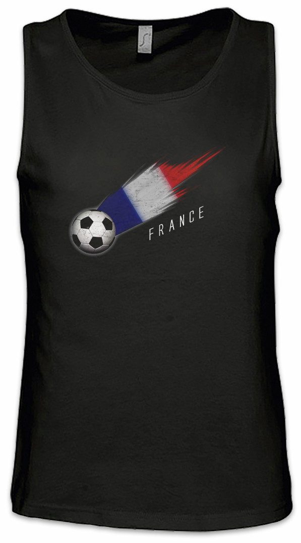 Tanktop France Football Comet I Ärmelloses T-Shirt Frankreich Französisch