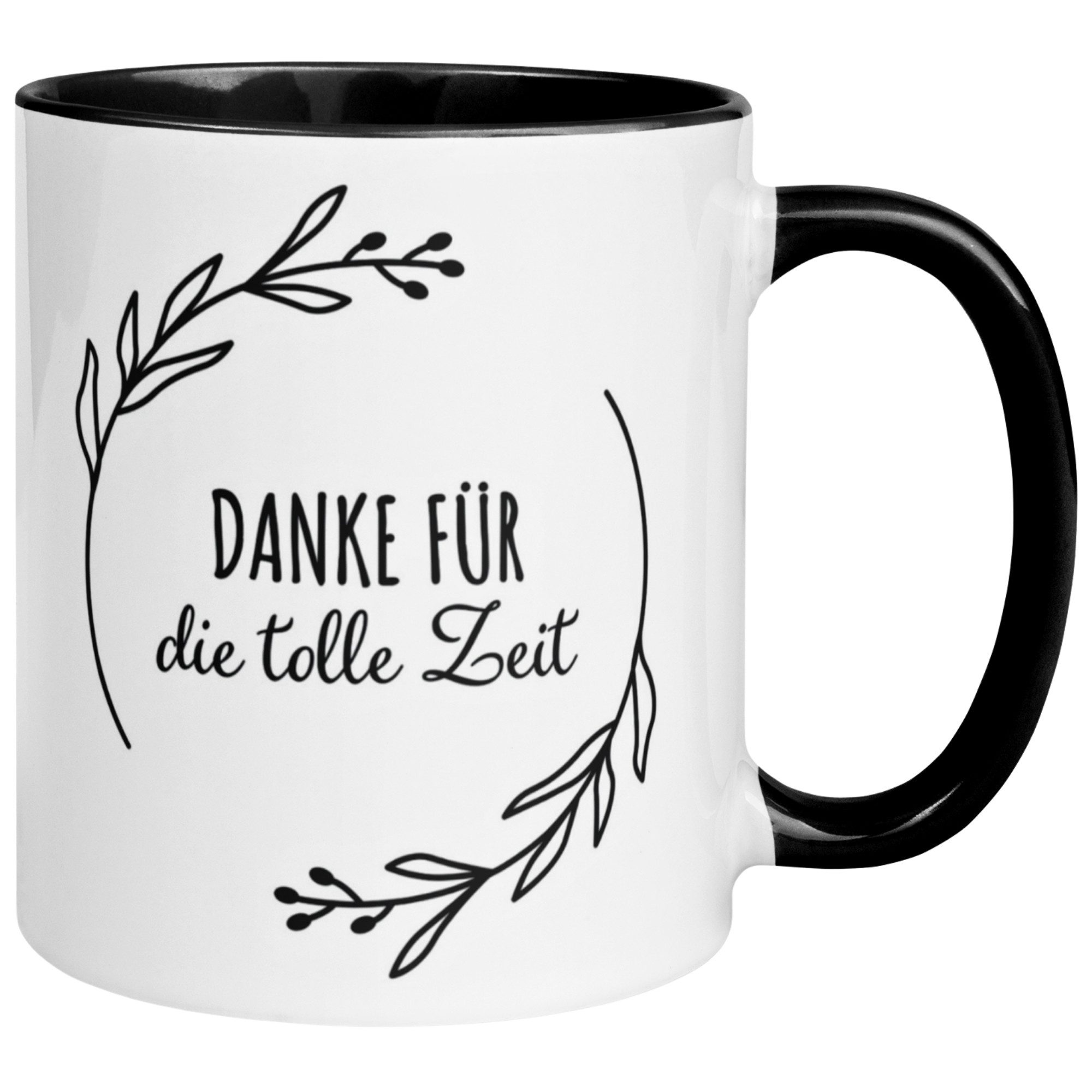 Momentals Tasse Danke – „Danke für die tolle Zeit“ – Dankeschön Abschied Kollegen, Gratis Versand · Links-&Rechtshänder · Spülmaschinenfest