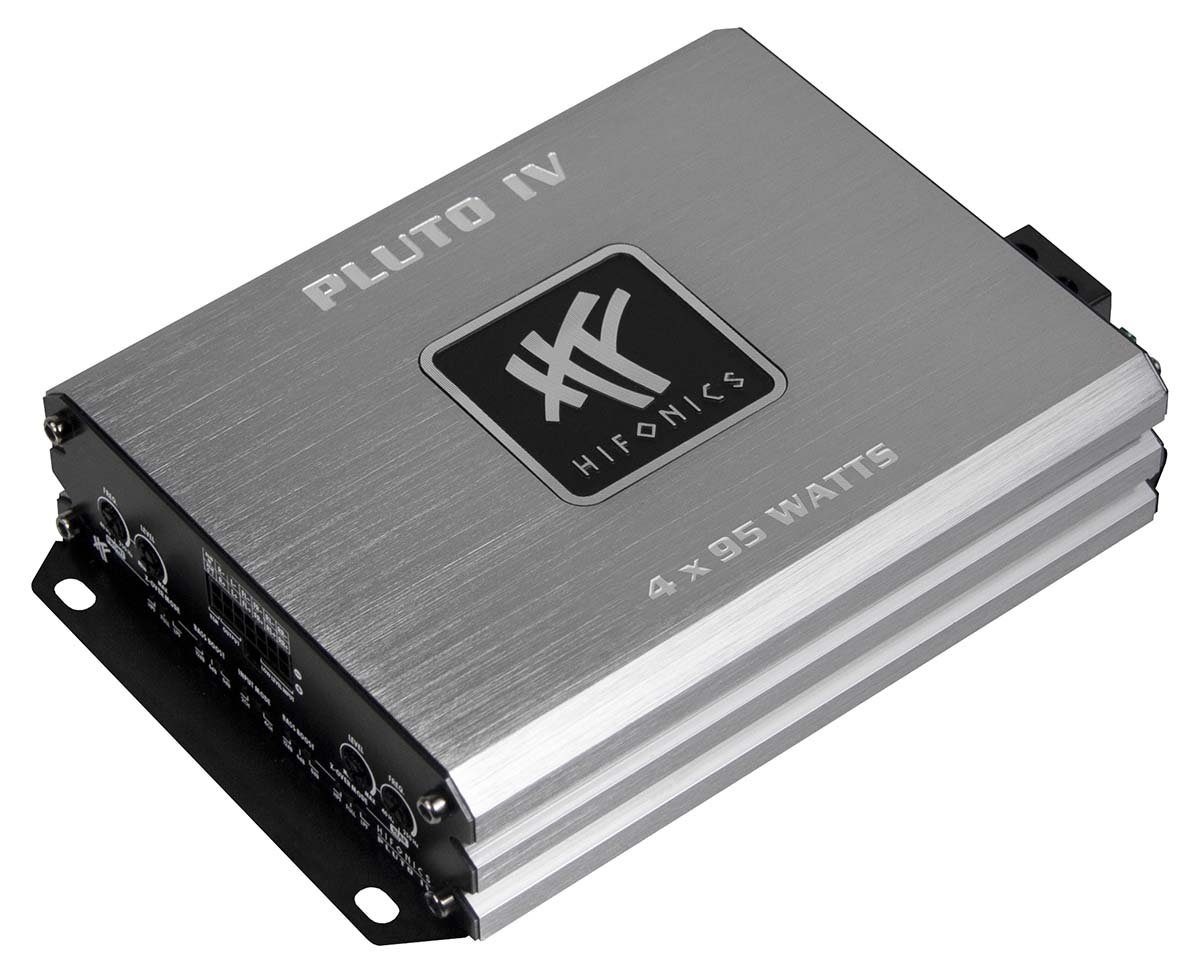 Hifonics PLUTO IV Class D Micro Verstärker (Anzahl 4-Kanal) Digital Verstärker 4-Kanal Kanäle