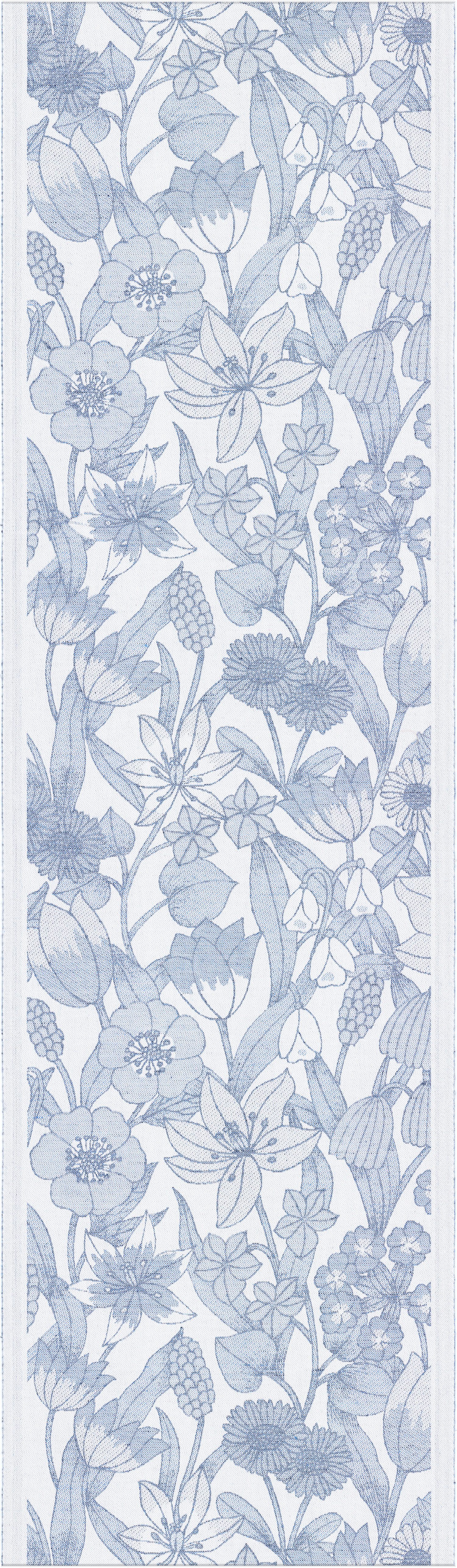 EKELUND MASTER WEAVERS 1692 Tischläufer Tischläufer Havsblom 010 35x120 cm, gewebt