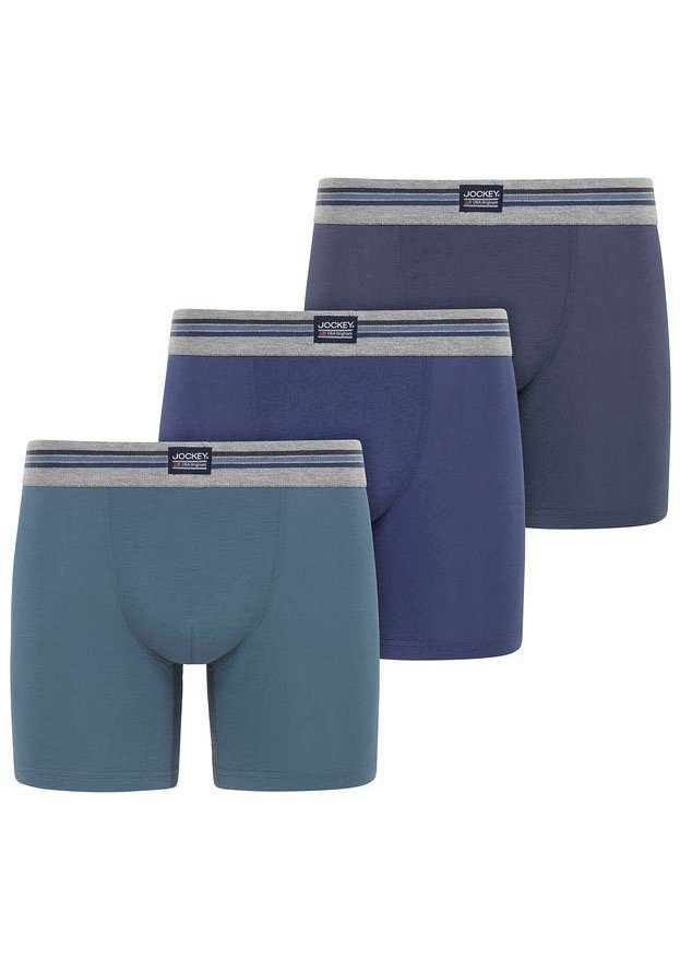 Jockey Cotton Stretch 3-St) Trunk (Packung,