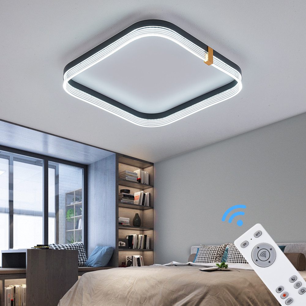 Eurotondisplay LED Deckenleuchte LED Deckenleuchte Fernbedienung/Handy-App günstig online kaufen