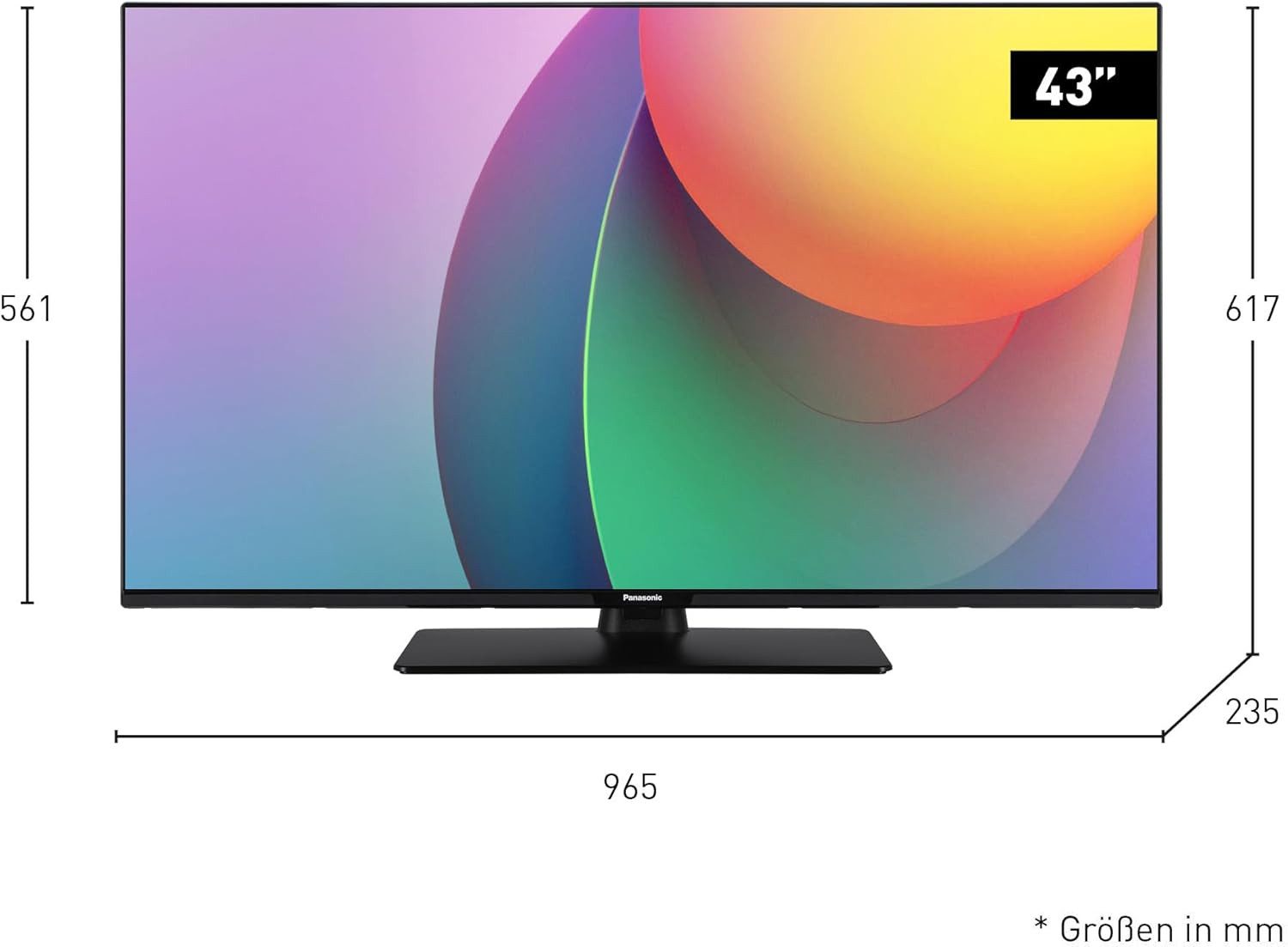 Panasonic TB-43W60AEZ LED-Fernseher (43.0 Zoll, 4K  ! RABATT: 17.5%
