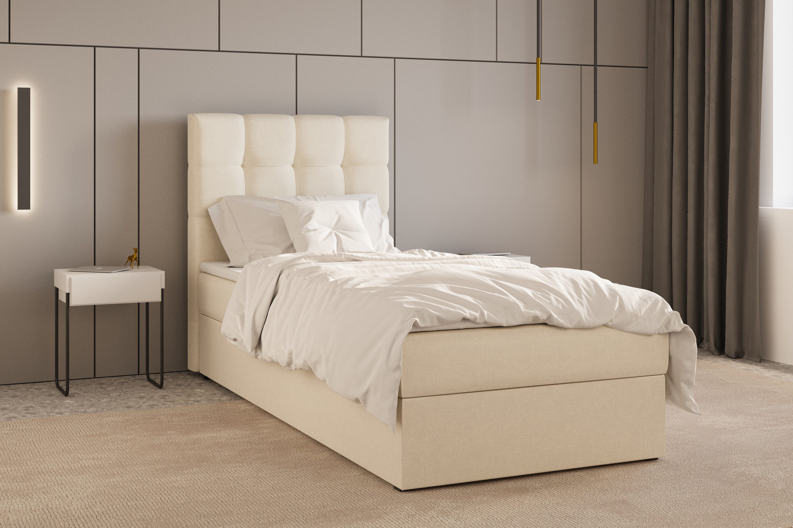MOEBLO Boxspringbett Bett 05 (Polsterbett Kontinentalbett, günstig online kaufen