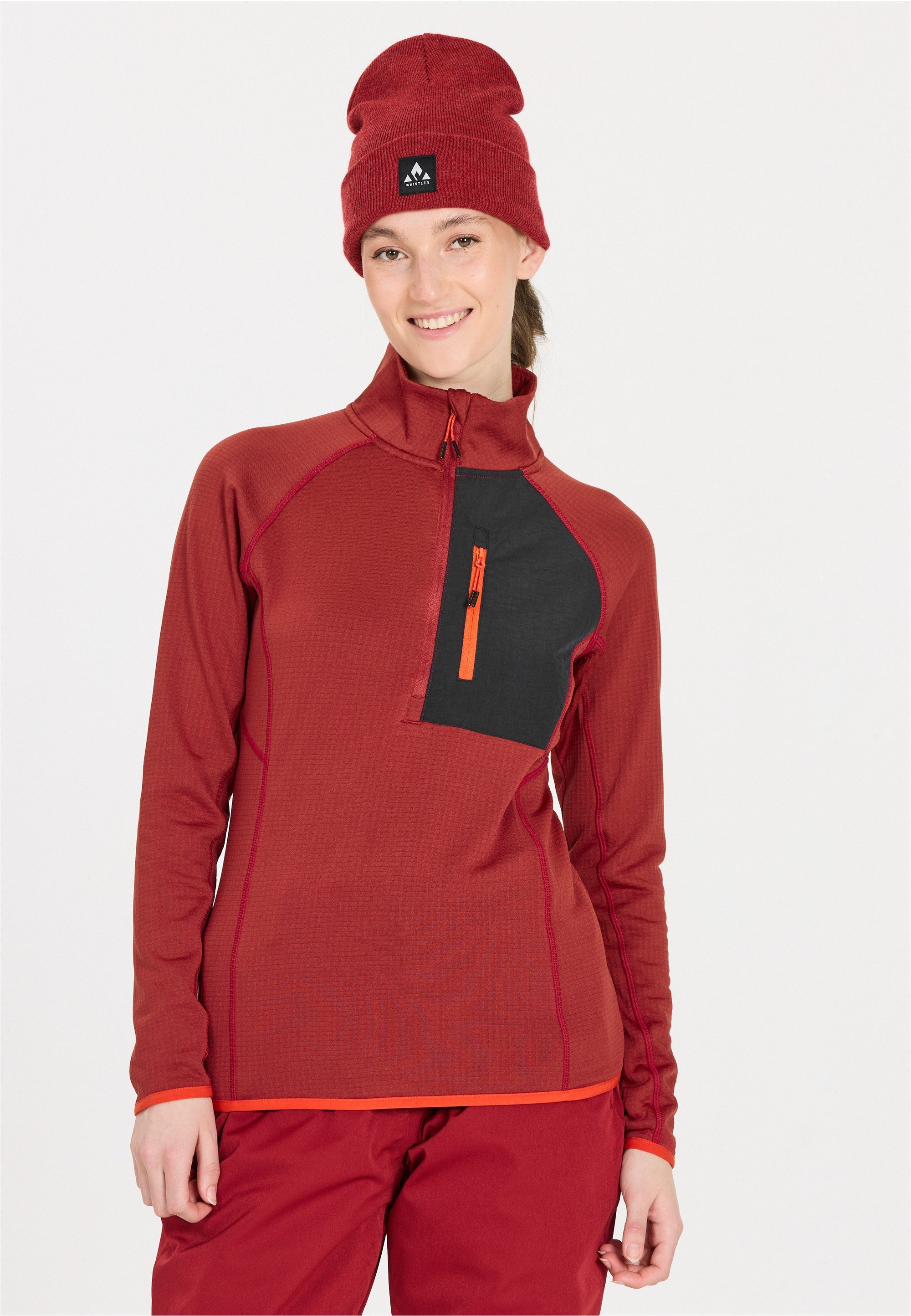 WHISTLER Fleeceshirt Helge mit praktischer Brusttasche