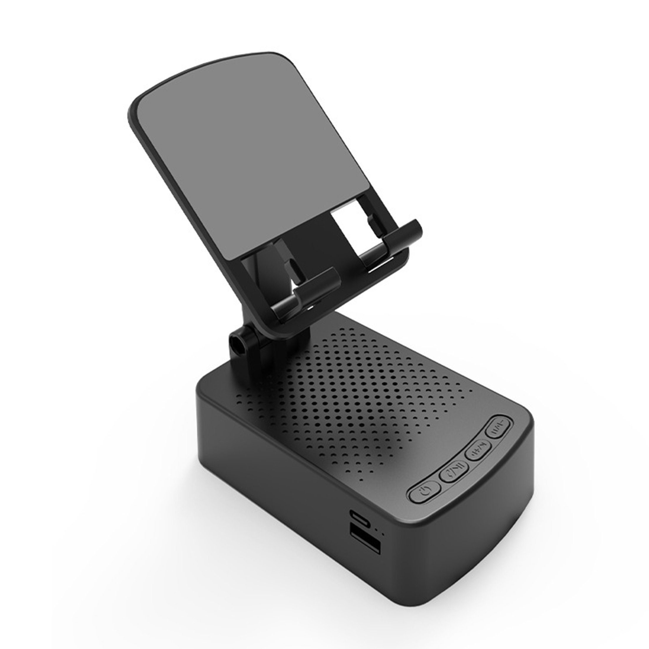 feinlux Handyhalterung,Powerbank,Bluetooth-Lautsprecher Bluetooth-Lautsprecher (Bluetooth 5.1, Tablet-Ständer zum Aufladen von Mobiltelefonen und Abspielen von Musik)