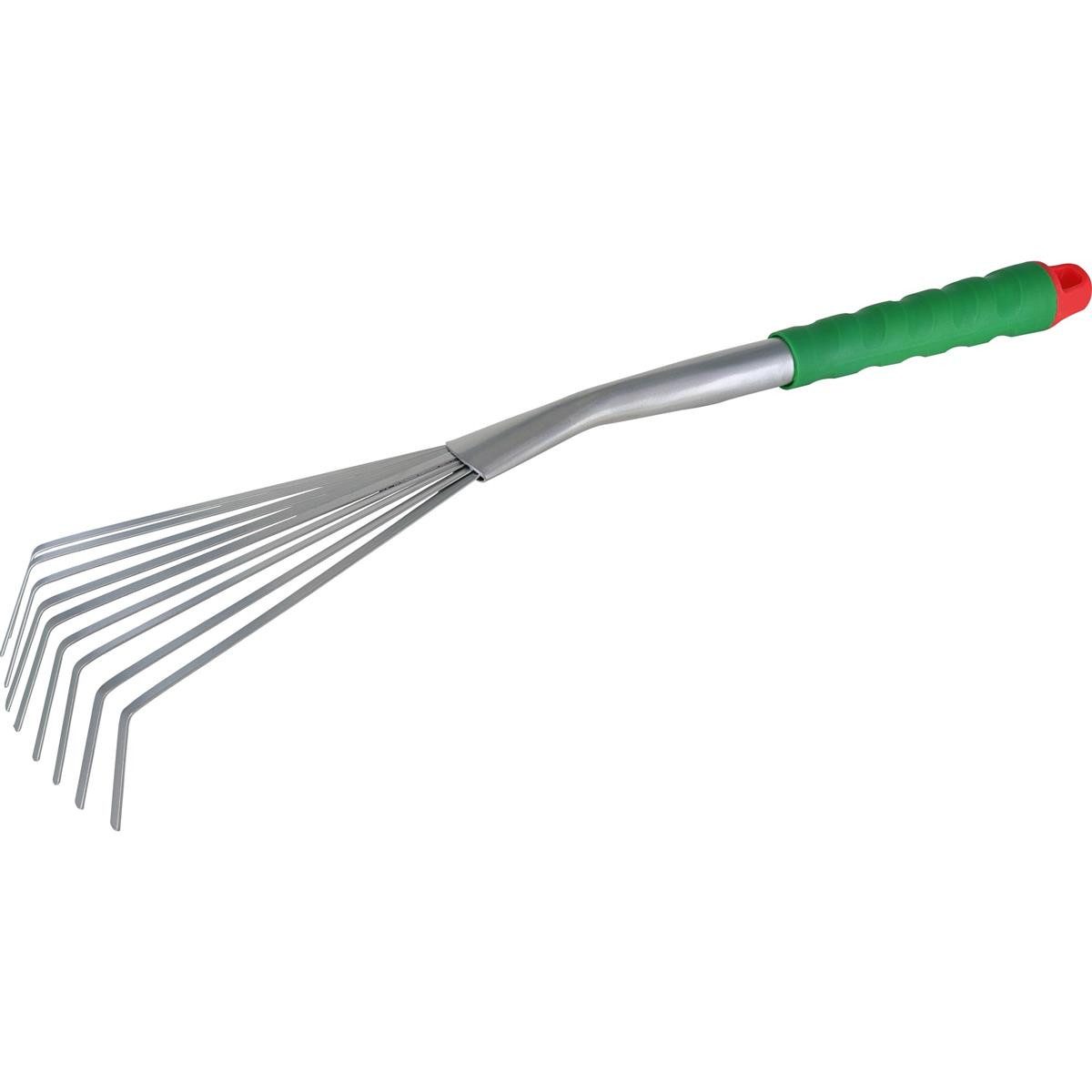 Kleinfeger Federstahl Hand Laubrechen 12cm mit 9 Zinken