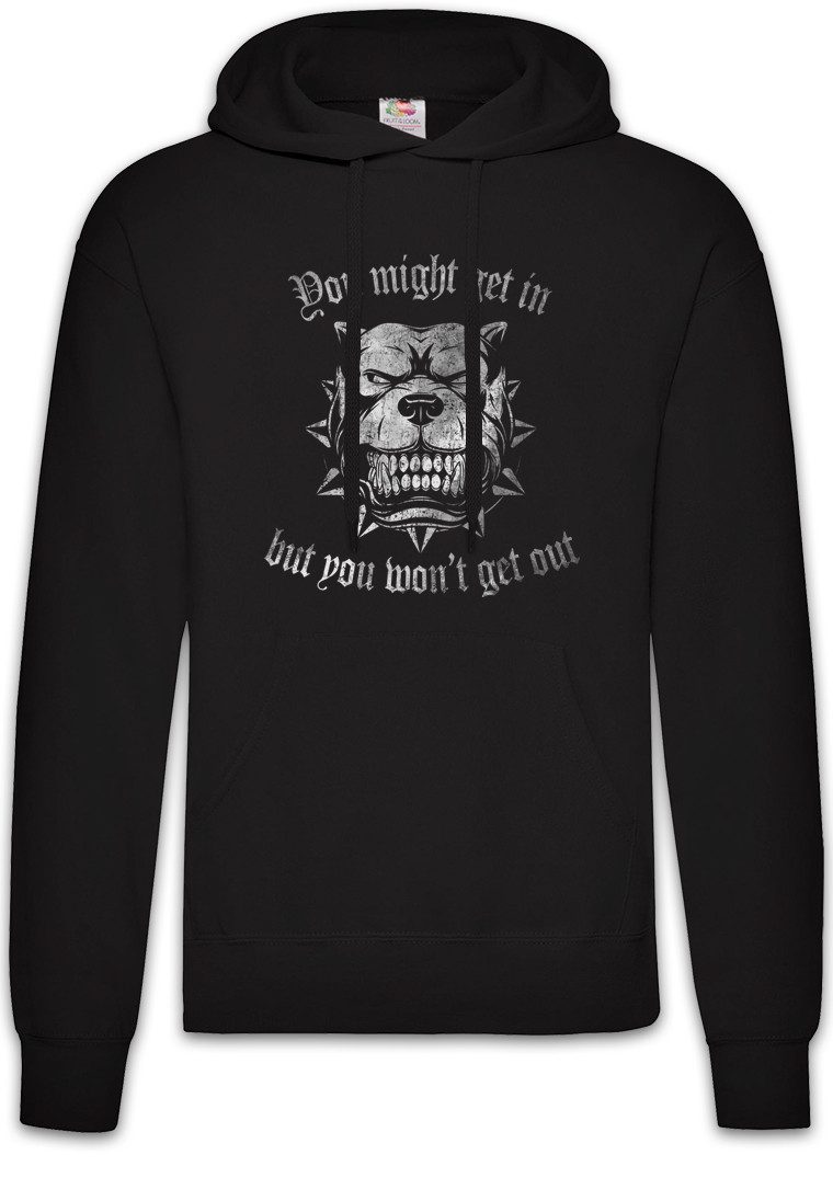 Hoodie You Might Get In Herren Hoodie Dog Kettenhalsband Kette Bissiger Hund