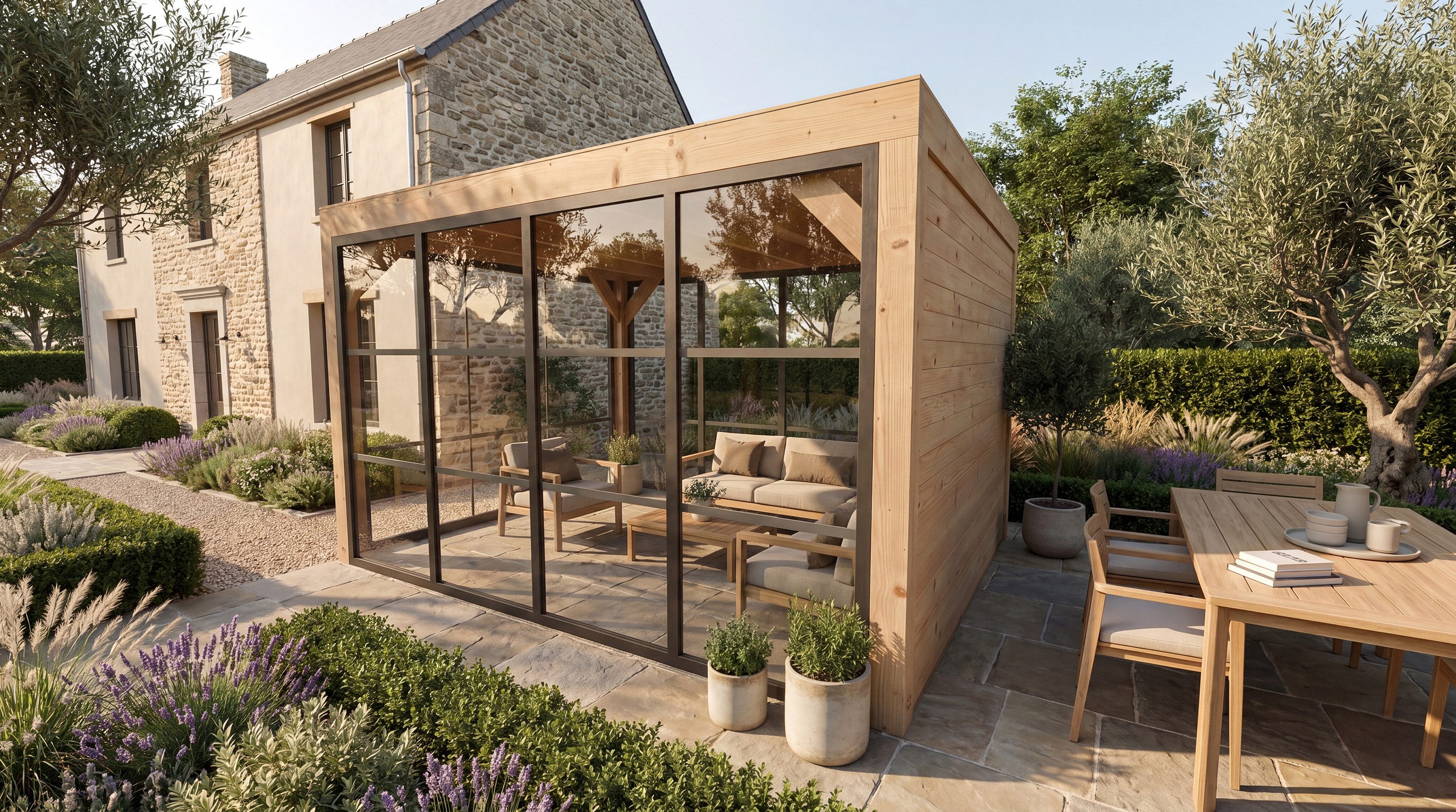 weka Holzpavillon Lumley Lauben-Set Gr. 2.4, mit 3 Seitenteilen, BxTxH: 307x399x245 cm