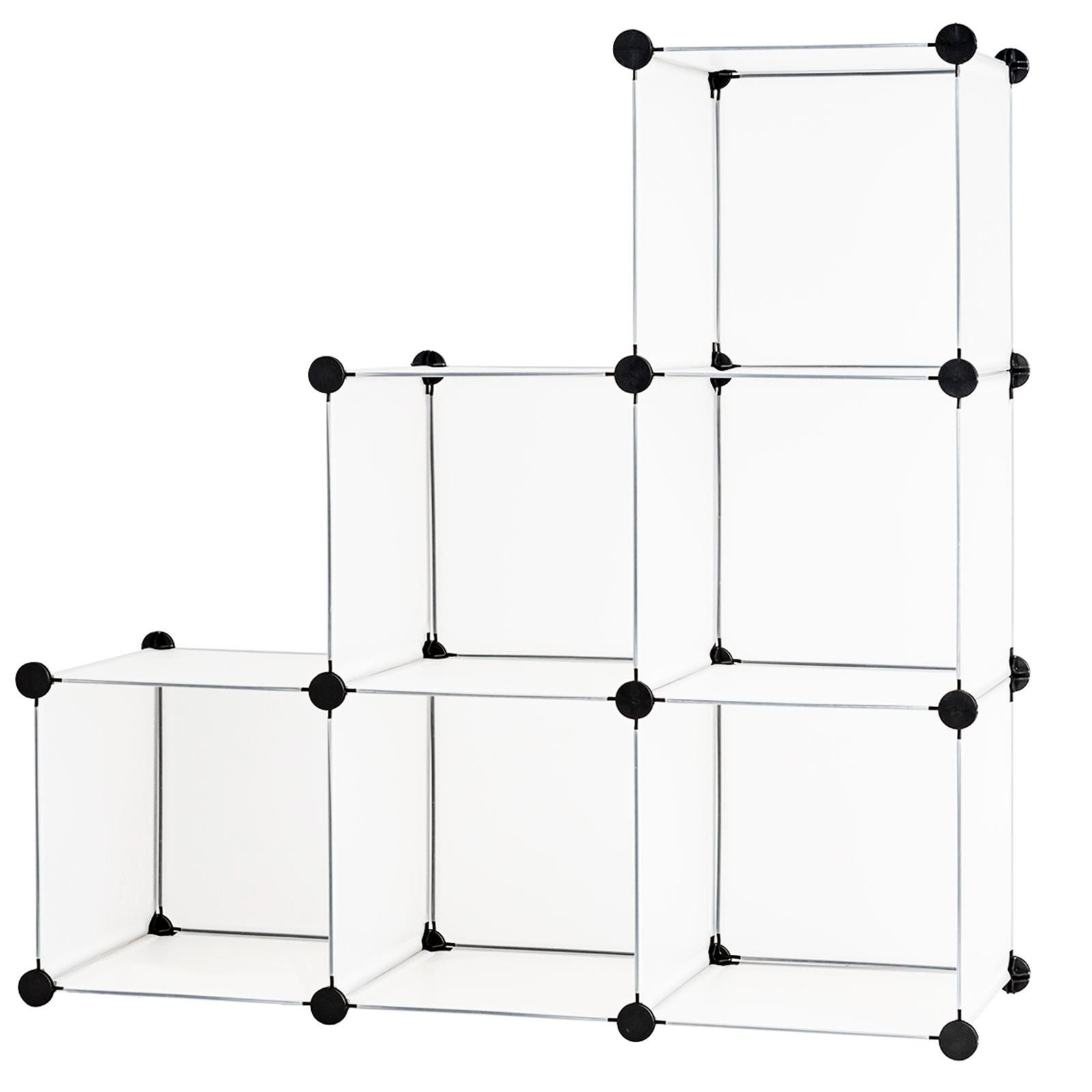 KOMFOTTEU Standregal Würfelregal, mit 6 Cubes, günstig online kaufen