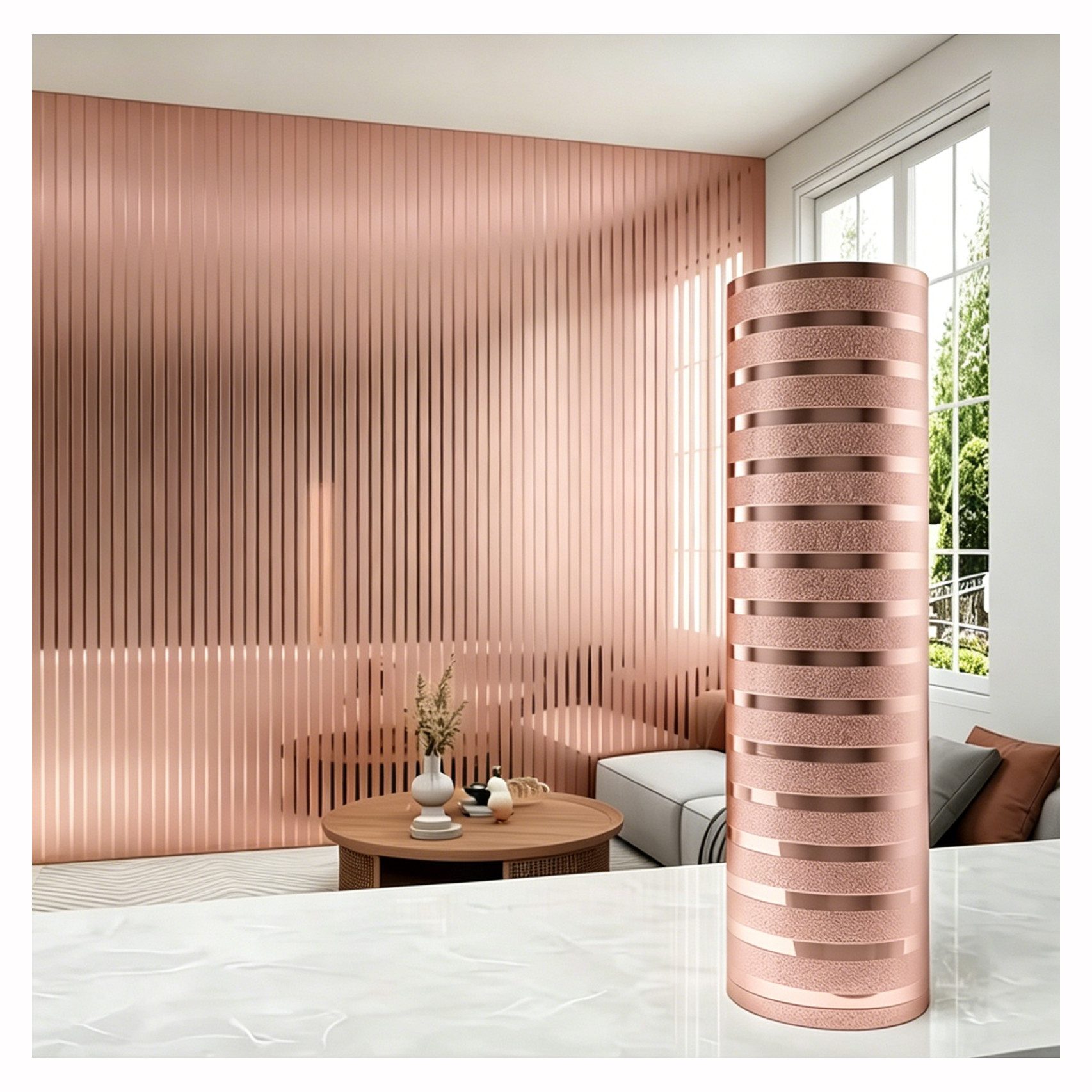 Diwzbyn 3D Wandpaneel Dekorative 3D-Raster-Wandpaneele, selbstklebende Wandtapete, (1-tlg) selbstklebende Spiegel-Raster-Wandpaneele, zuschneidbar und abnehmbar