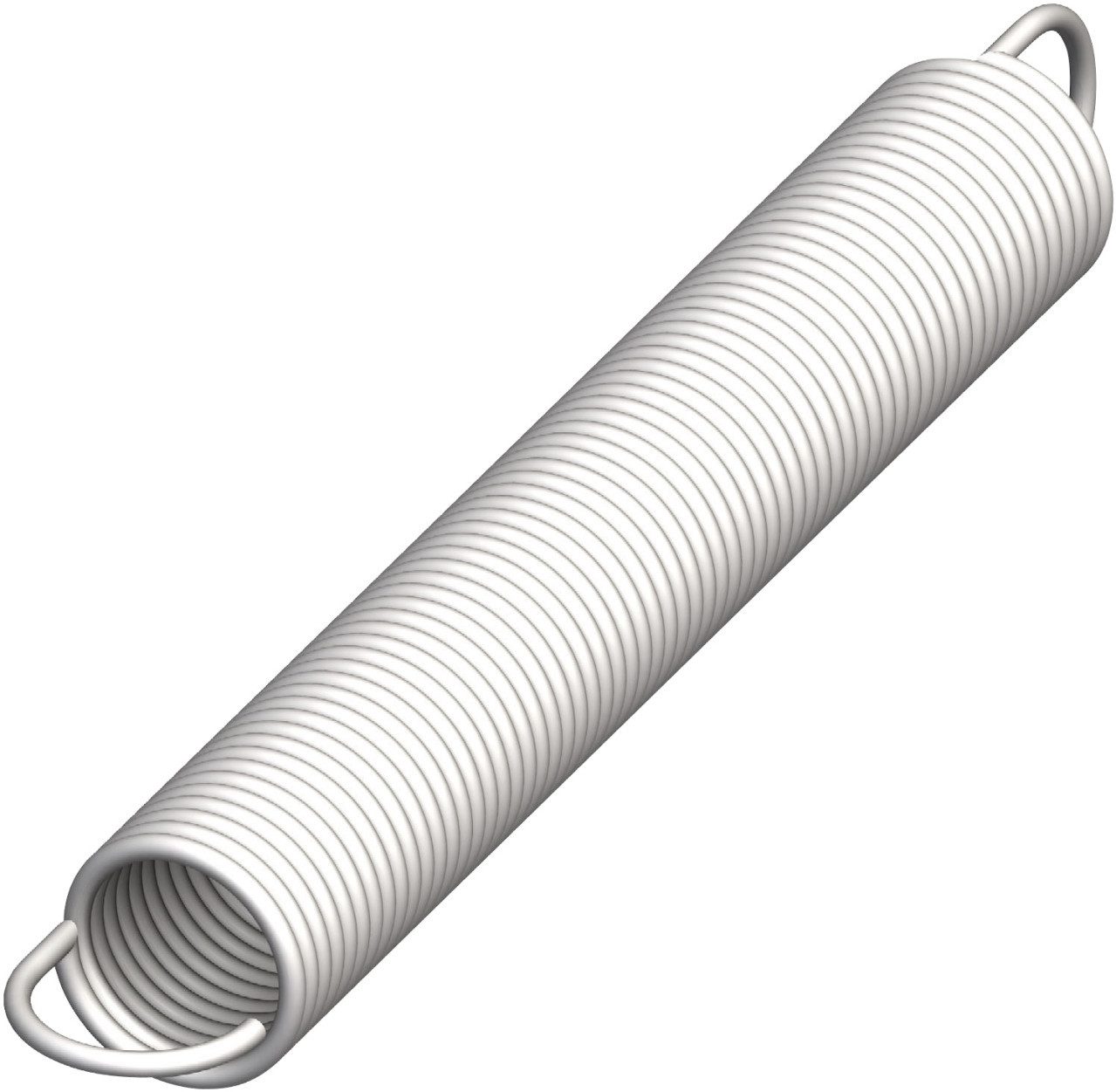 alfer Druckfeder alfer Zugfeder M24, M 24, Maß B: 29.5 mm Stahl roh