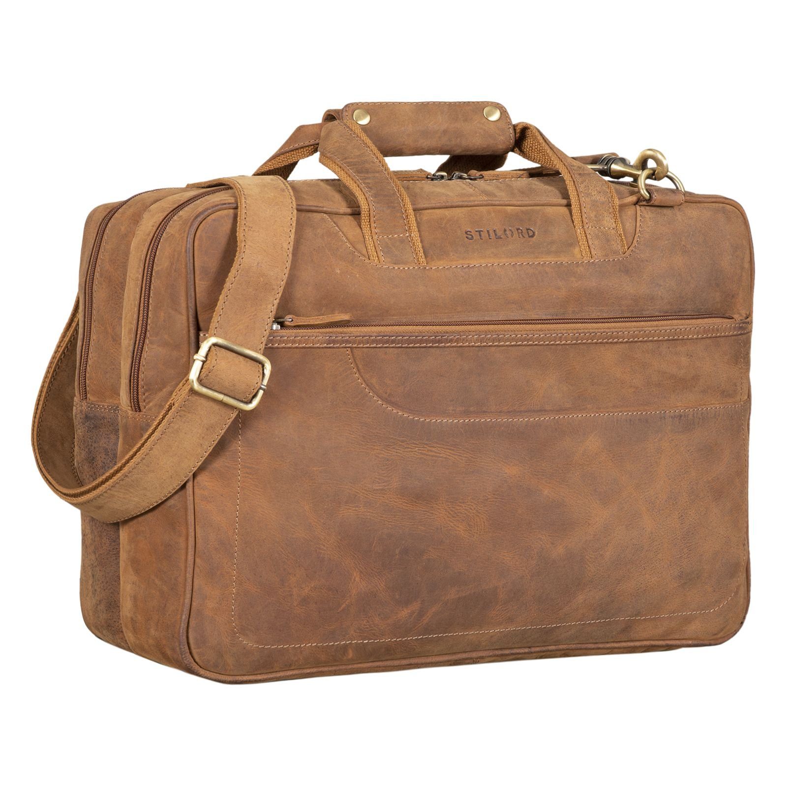 Aktentasche "Astor" Große Lehrertasche Leder