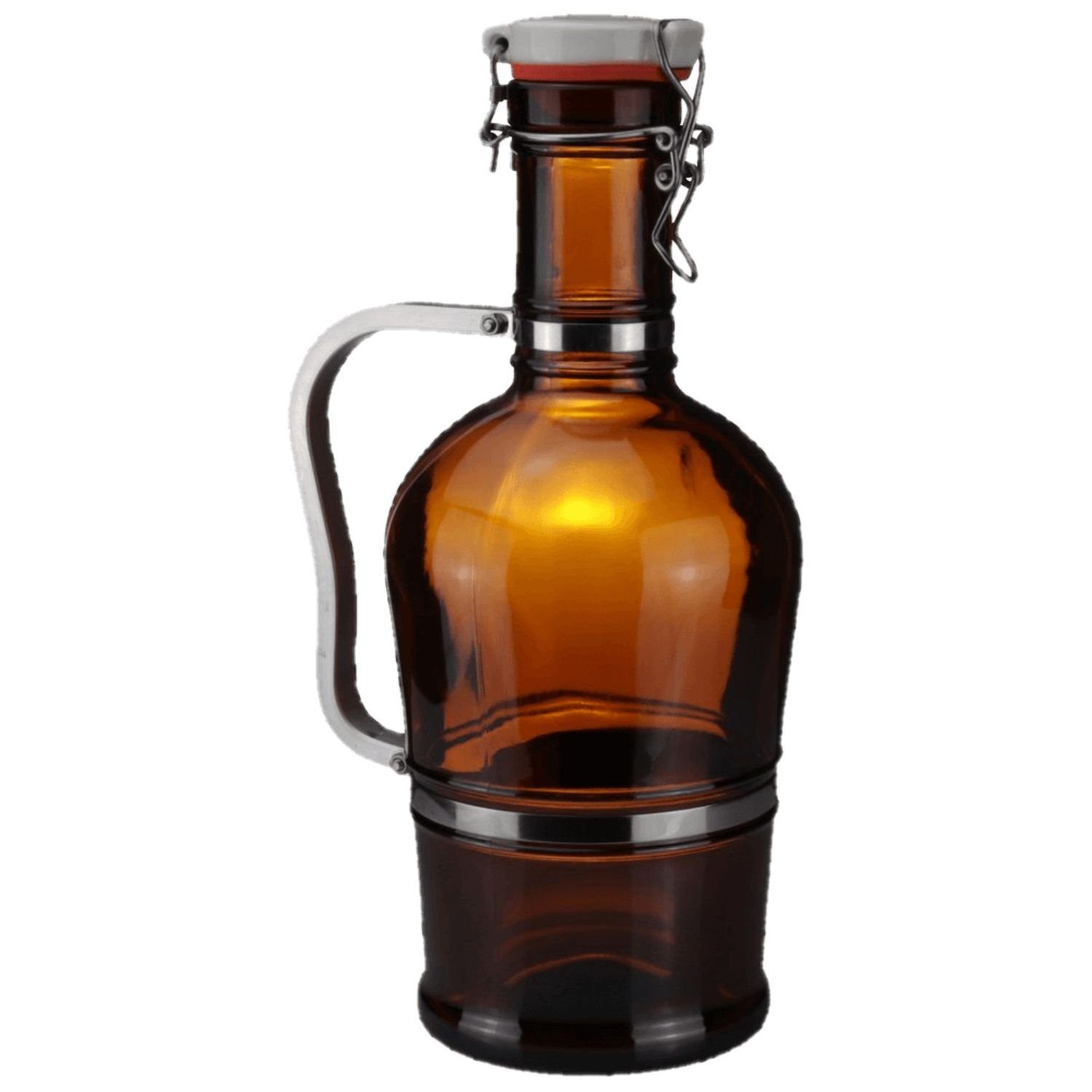 Karaffe Biersiphon 2L, braun
