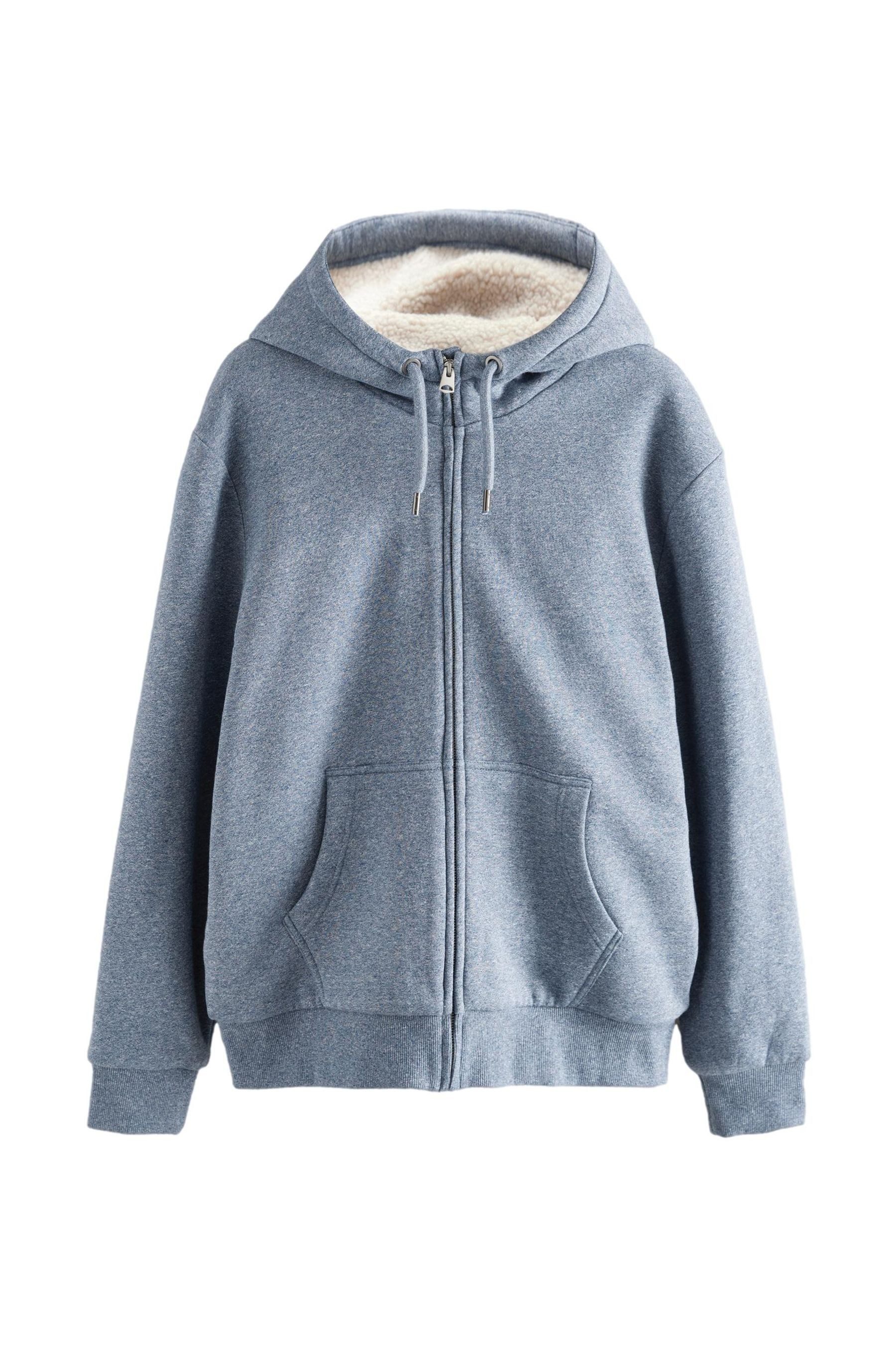 Next Kapuzenfleecejacke Teddyfell-Kapuzenjacke mit Reißverschluss (1-St) günstig online kaufen
