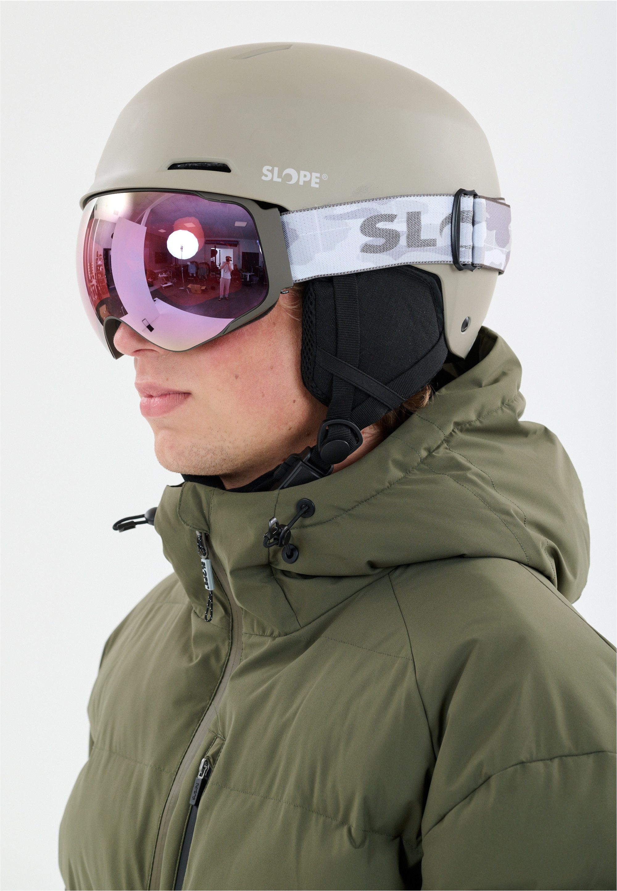 SLOPE Skibrille Sarenne, für Wintersport an bewölkten Tagen