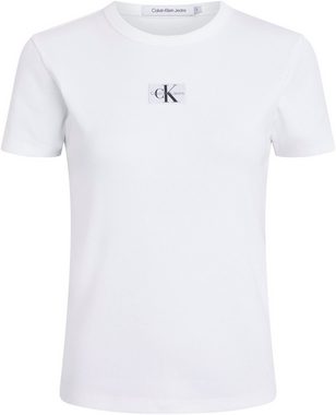 Calvin Klein Jeans T-Shirt WOVEN LABEL RIB REGULAR TEE