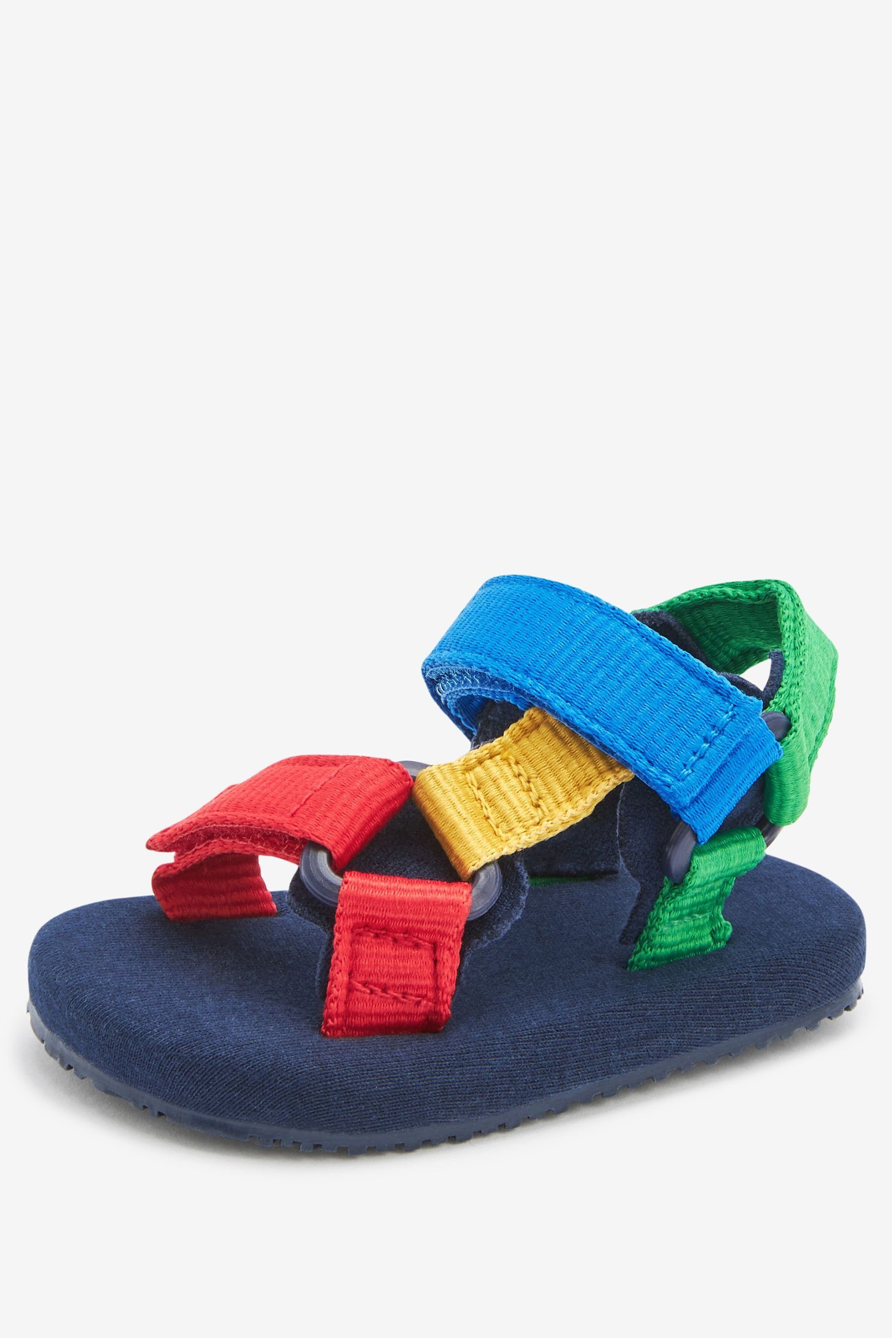 Next Bright (1-tlg) mit Colourblock Baby-Trekker-Sandalen Sandale Riemen Multi