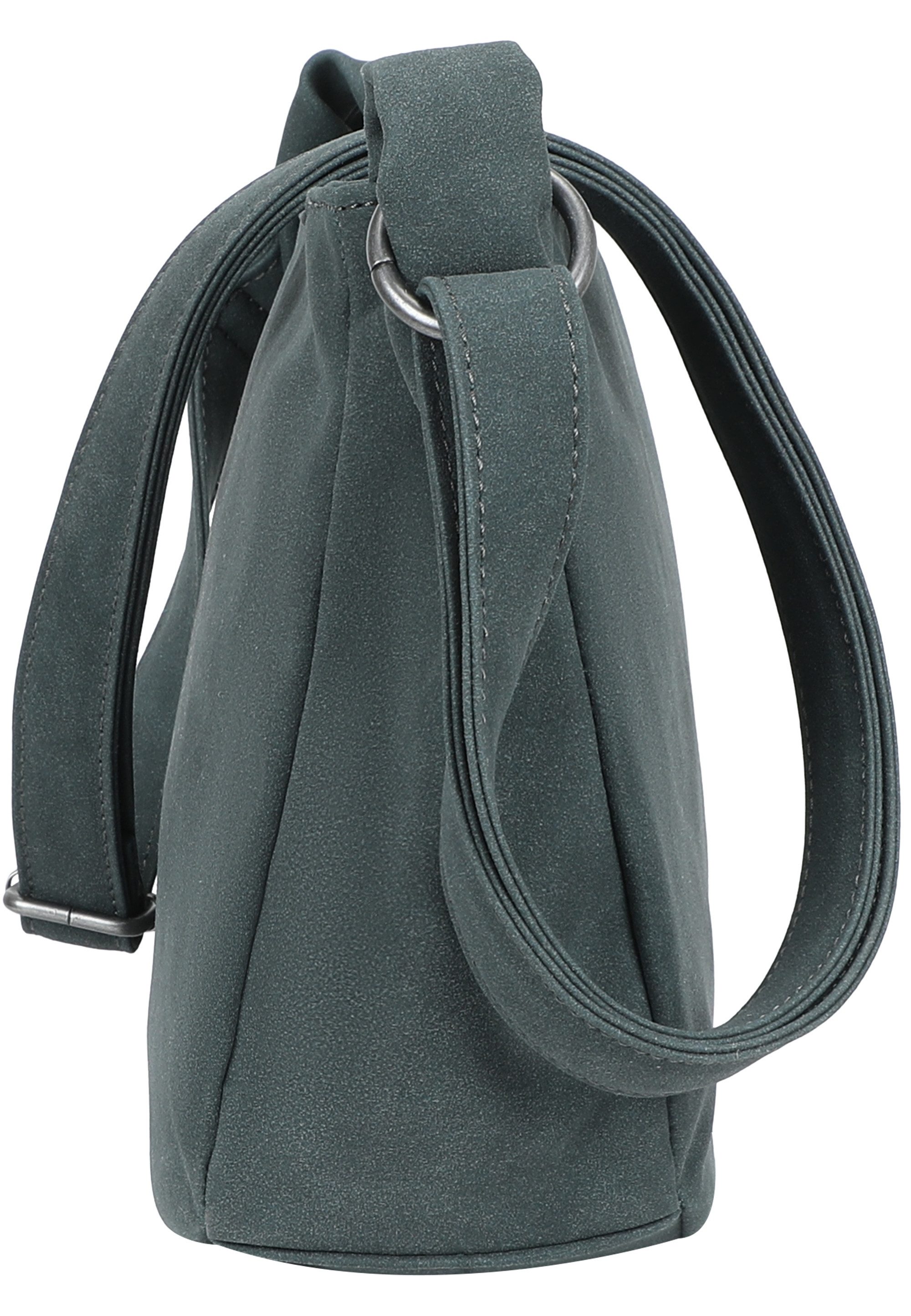 Fritzi aus Preußen Schultertasche Sue02 Suede Jacky Soft Dark Anthra, mit modischer Kordelschnur