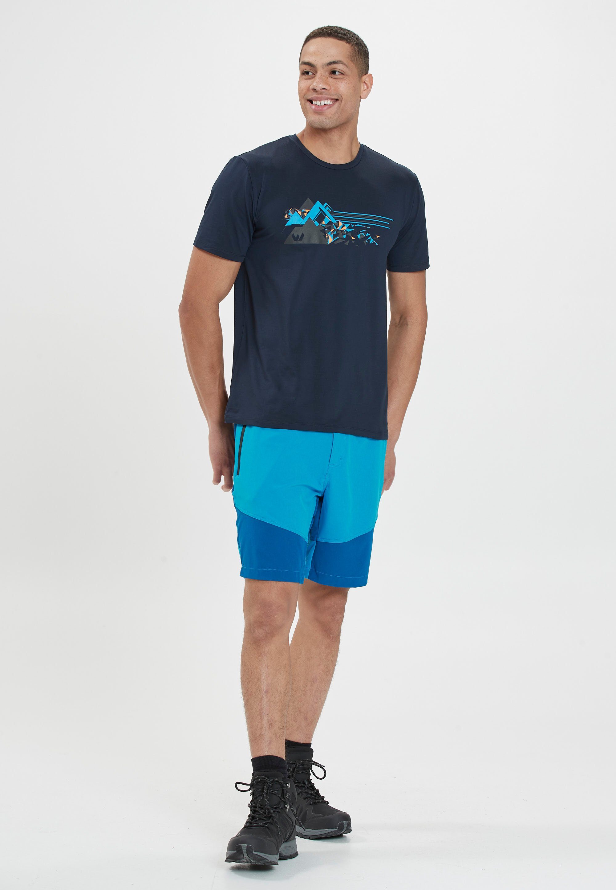 blau M ACTIV komfortablem AVIAN WHISTLER Funktionsstretch Shorts mit STRETCH