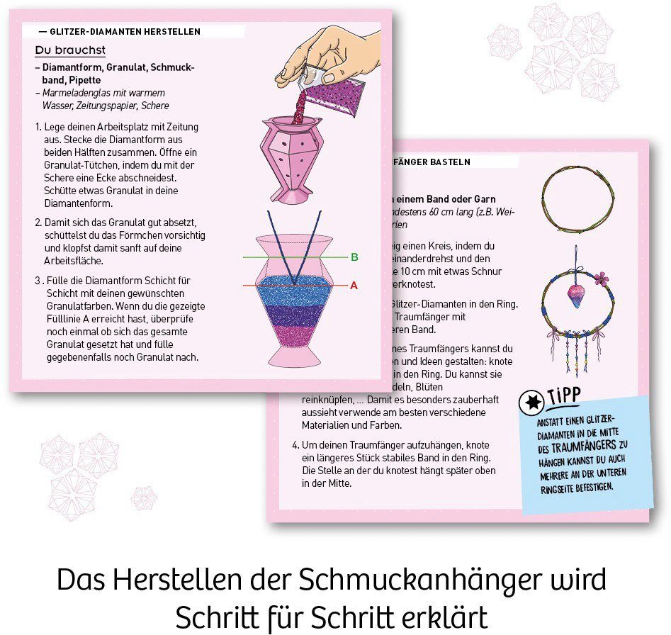 Kosmos Experimentierkasten Glitzer-Diamanten