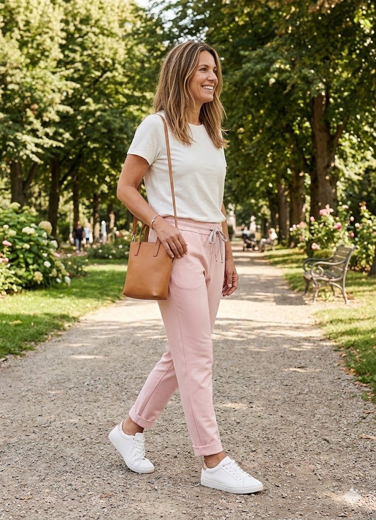 CLEO STYLE Jogginghose Damen Jogginghose 94 Flieder günstig online kaufen