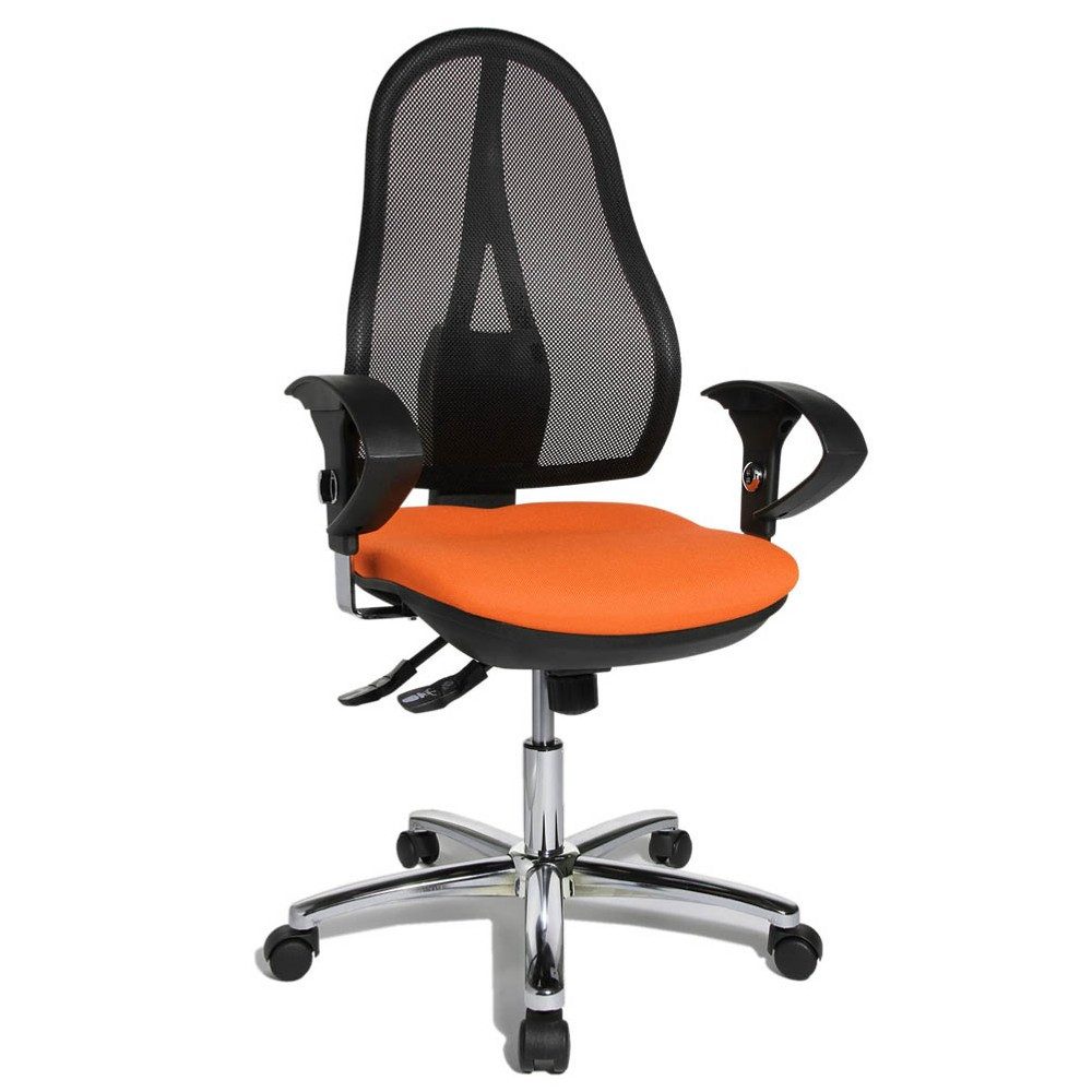 TOPSTAR Bürostuhl 1 Bürostuhl Open Point SY Deluxe - orange/schwarz