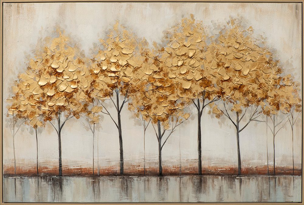ArtUniverse Gemälde Golden Trees 82 x 122 cm, Naturmotiv